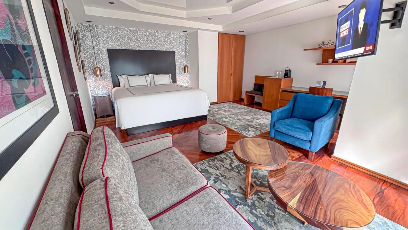 Bedroom in Santa Rita Hotel del Arte