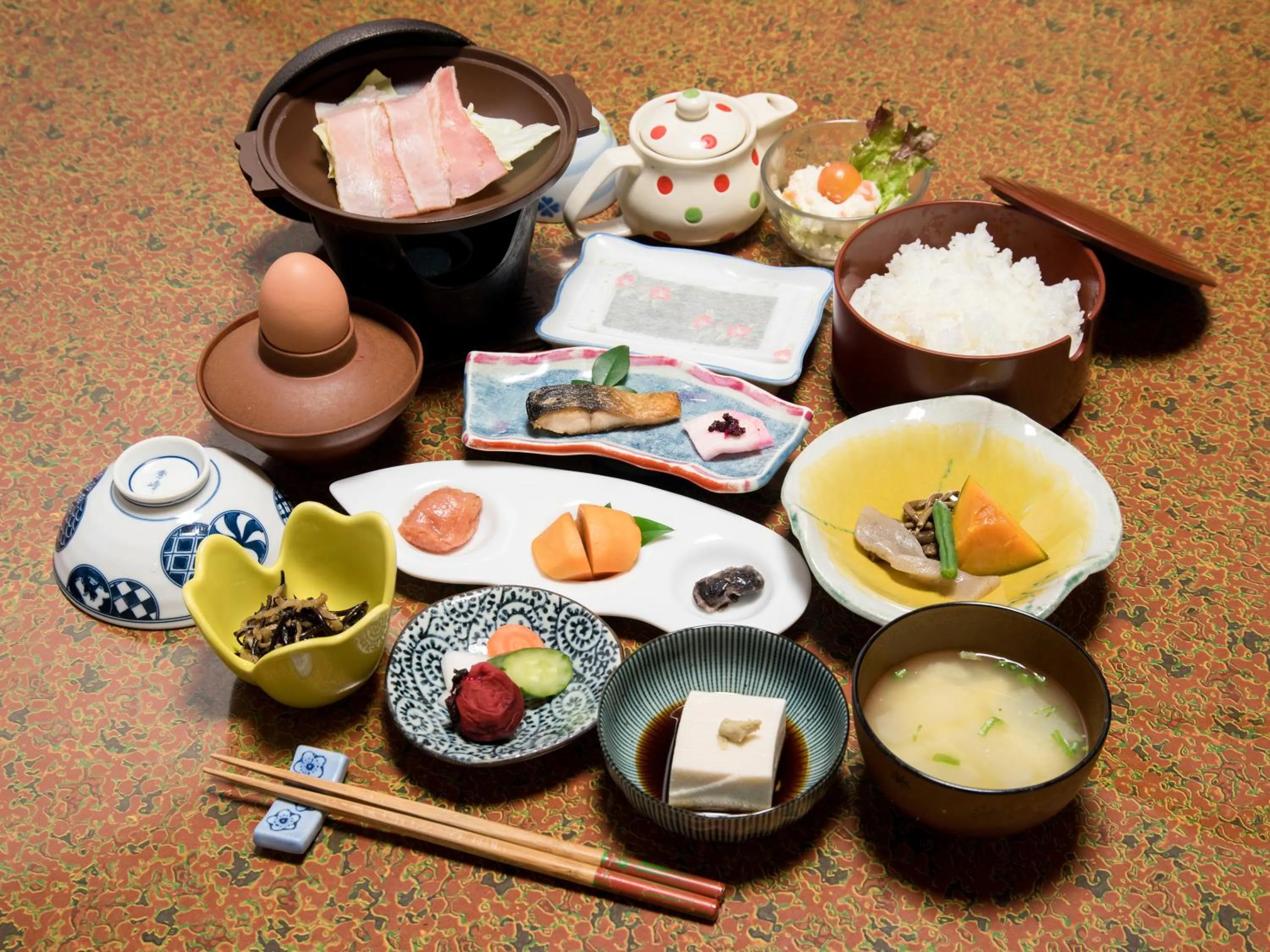 Breakfast in Sanso Matsuya