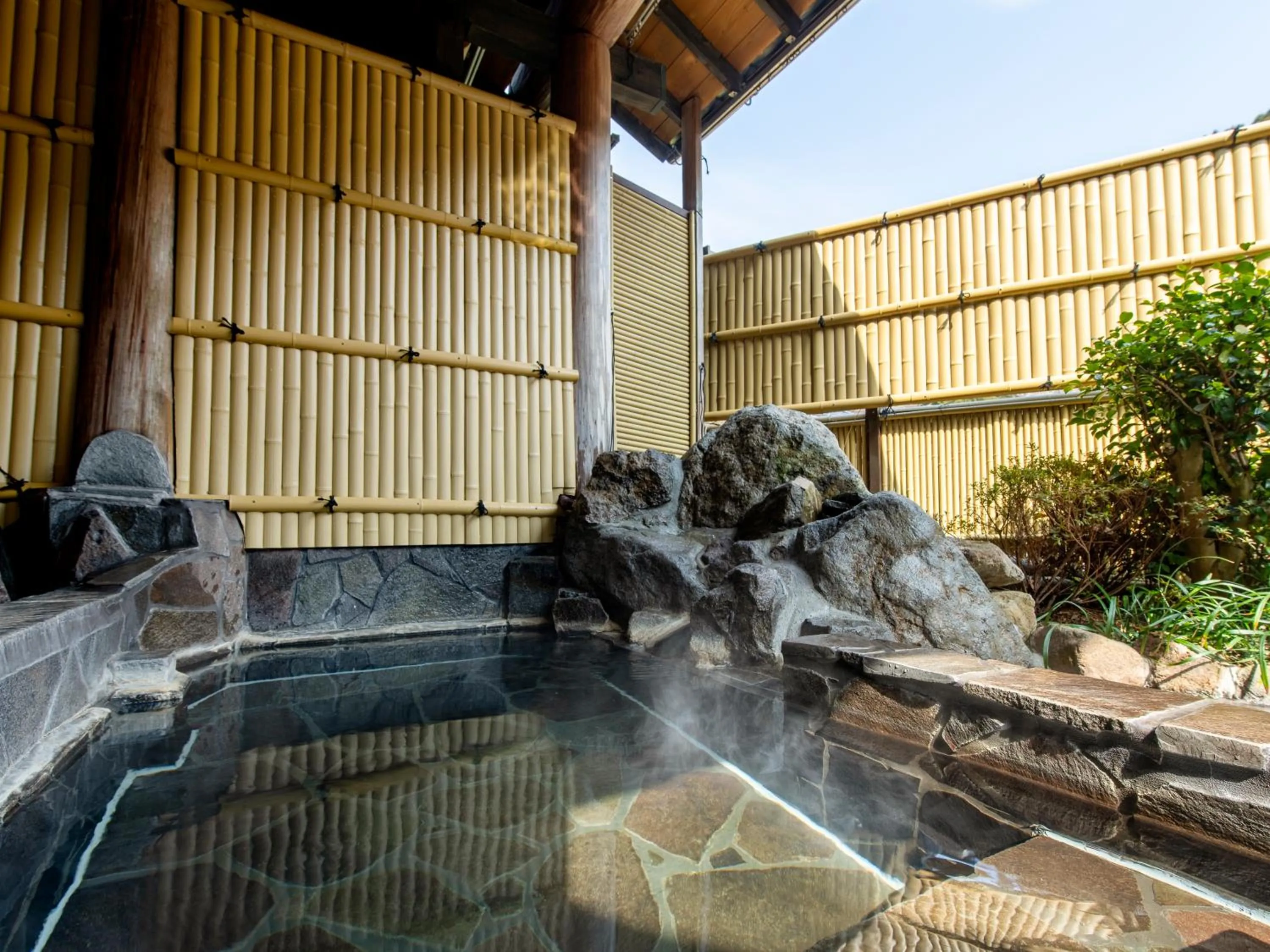 Open Air Bath in Sanso Matsuya