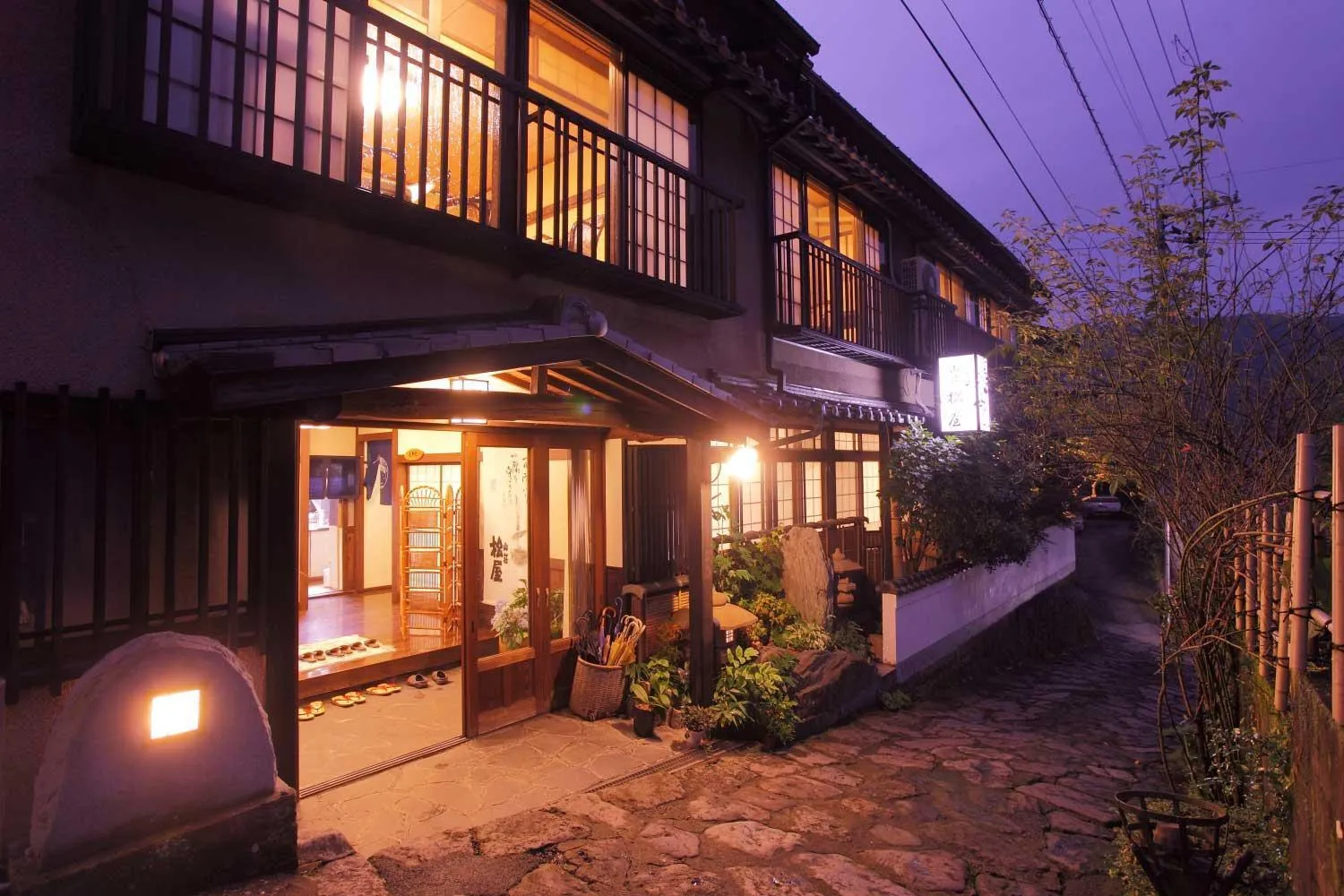 Facade/entrance in Sanso Matsuya