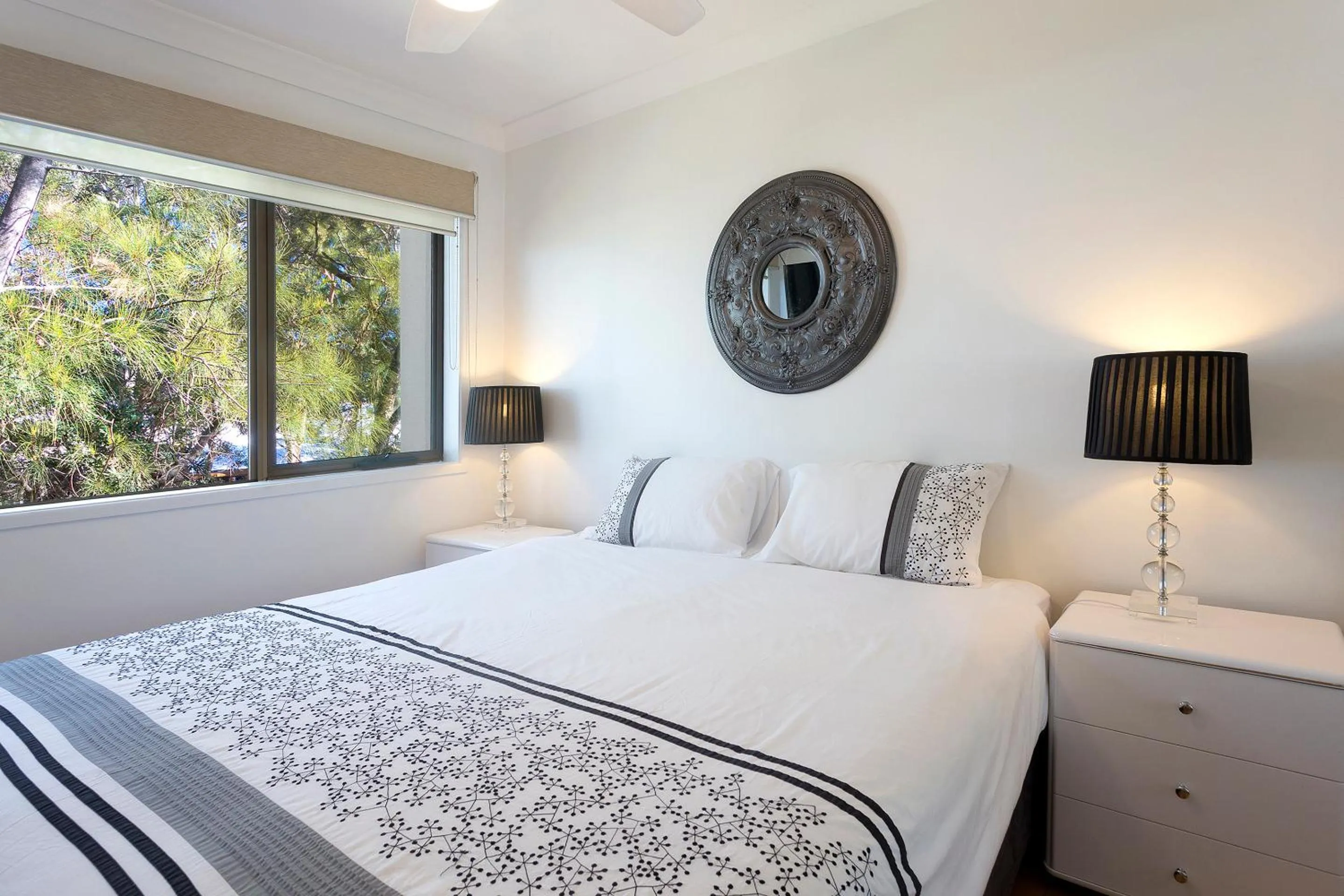 Bed in Noosa Shores Resort