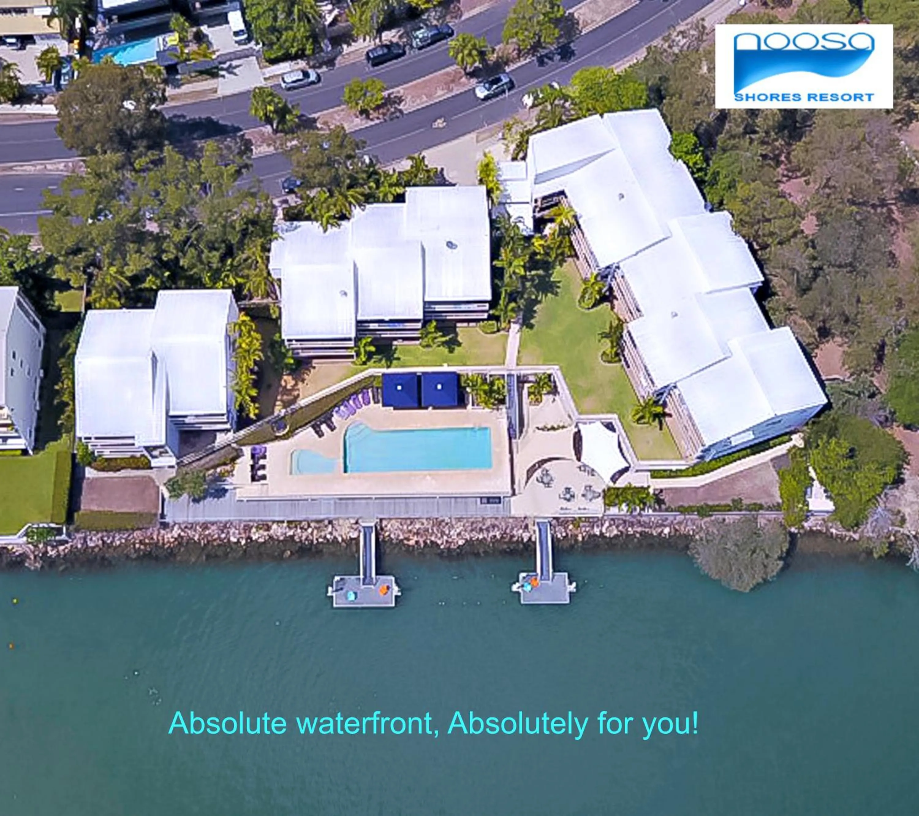 Bird's eye view in Noosa Shores Resort