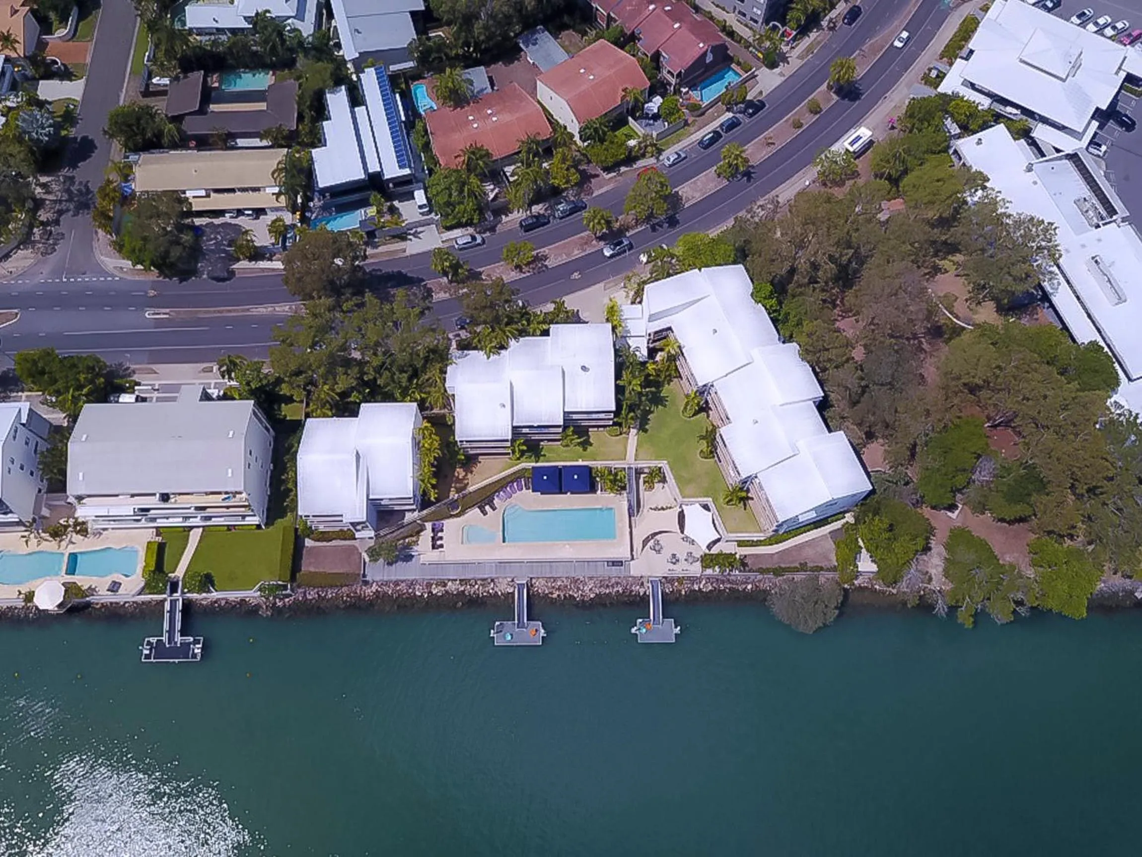Bird's eye view in Noosa Shores Resort