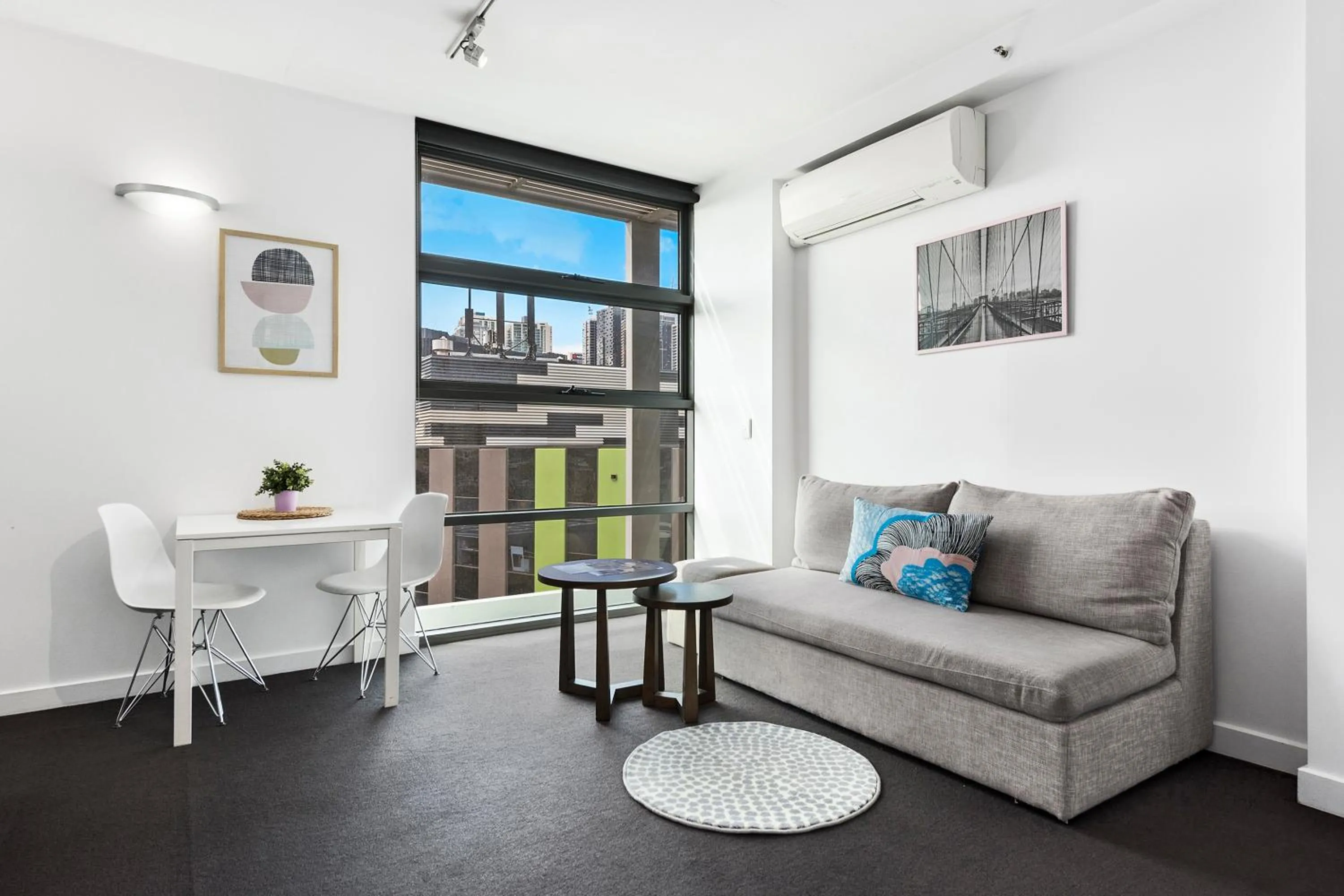 Living room in Docklands Private Collection - City Harbour Apartments