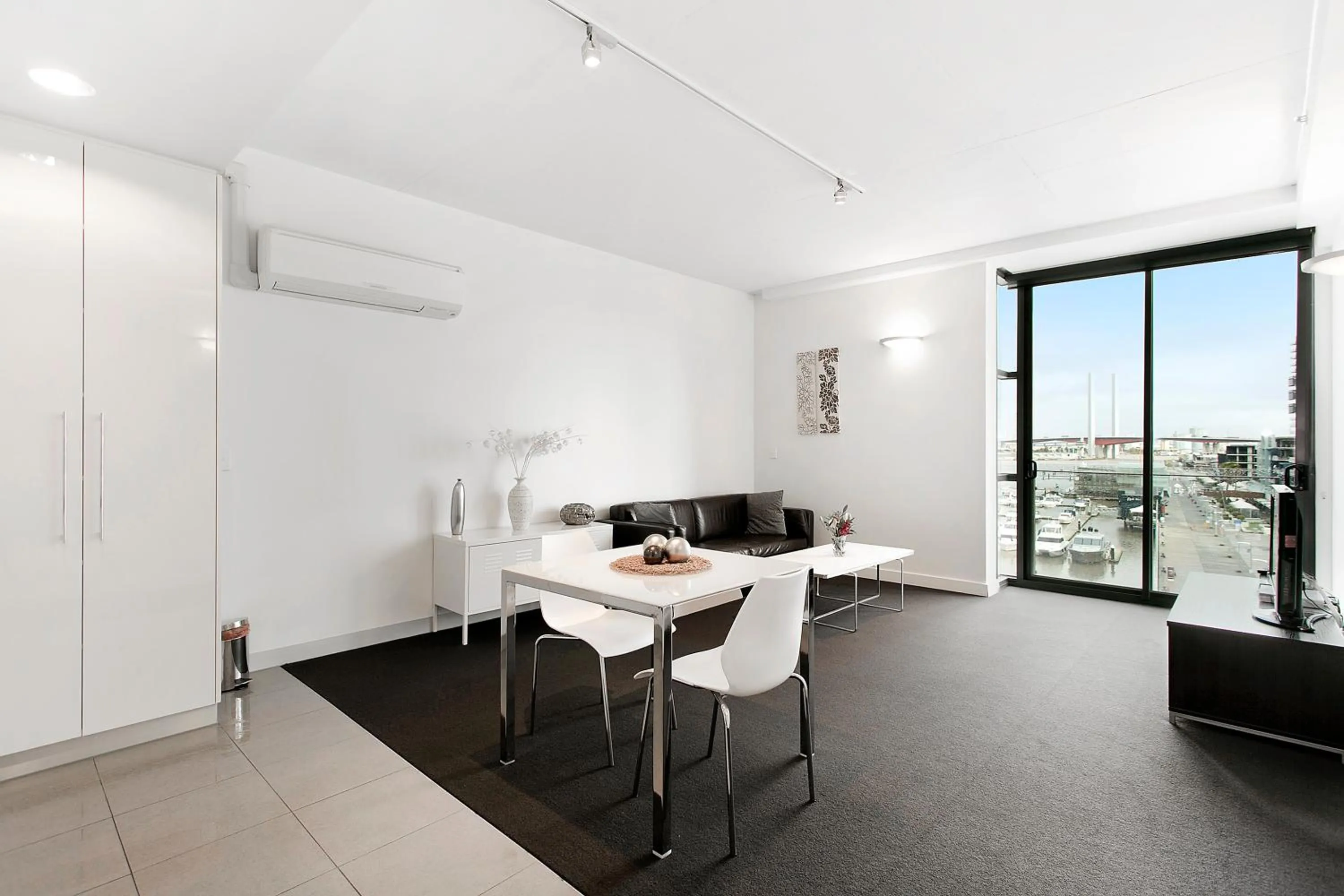 Living room in Docklands Private Collection - City Harbour Apartments