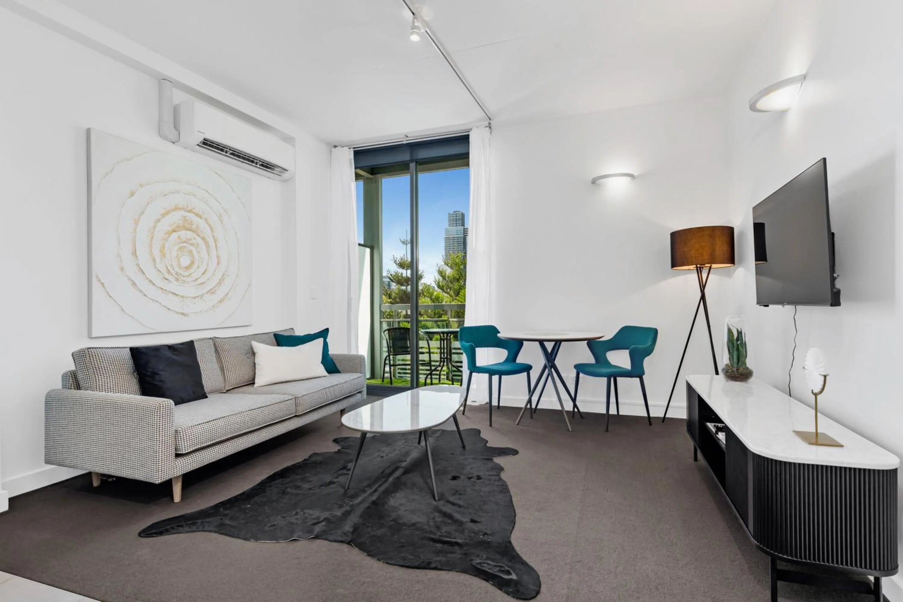 Living room in Docklands Private Collection - City Harbour Apartments