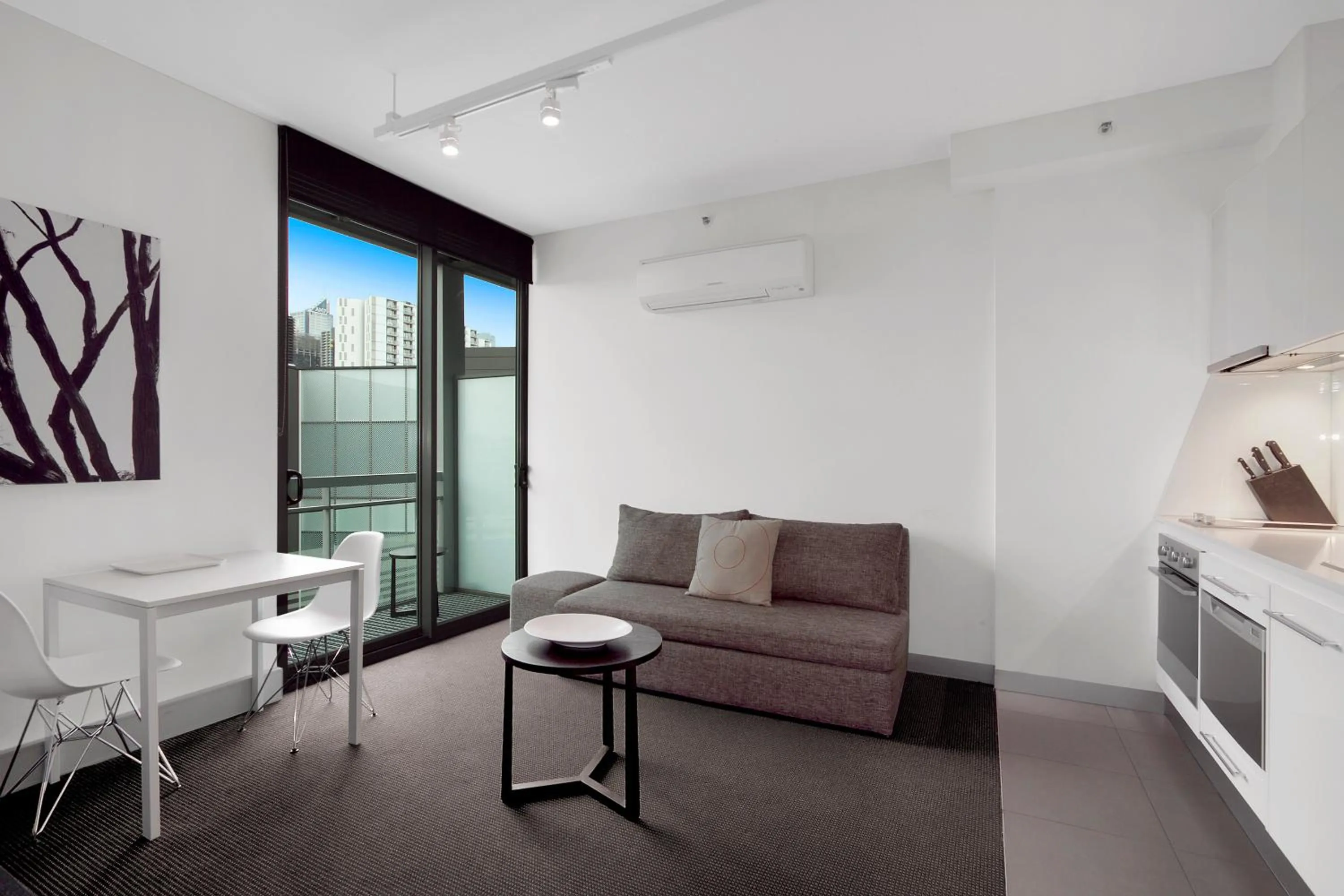 Living room in Docklands Private Collection - City Harbour Apartments