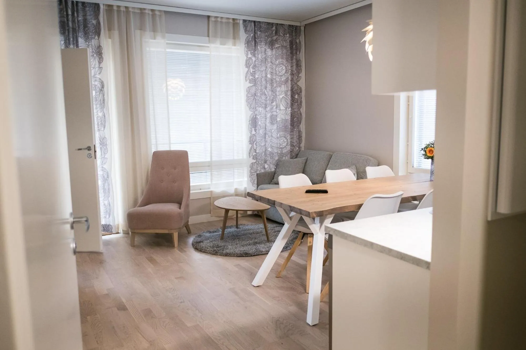 Living room in Santasport Apartment Hotel