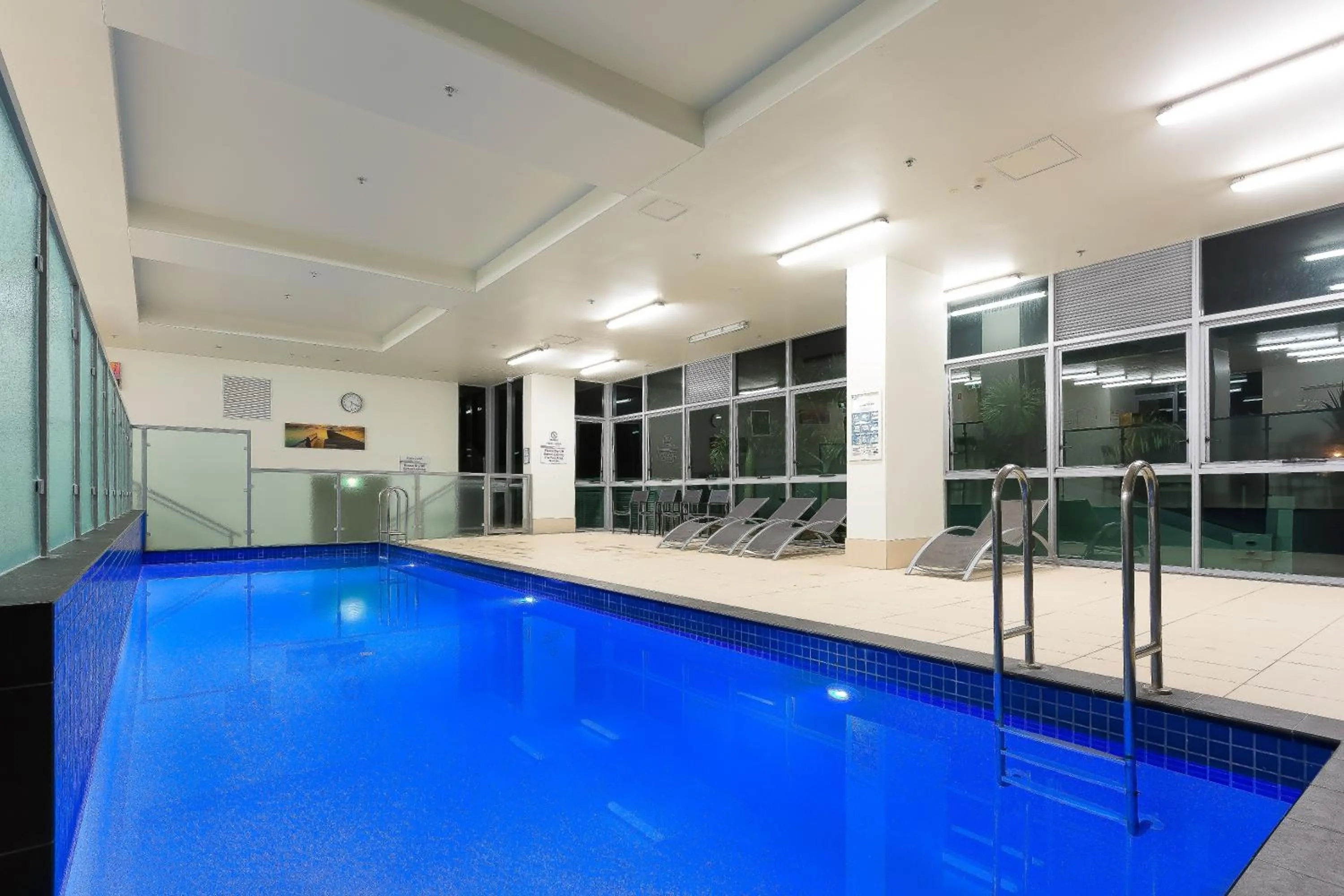 Swimming pool in Proximity Waterfront Apartments