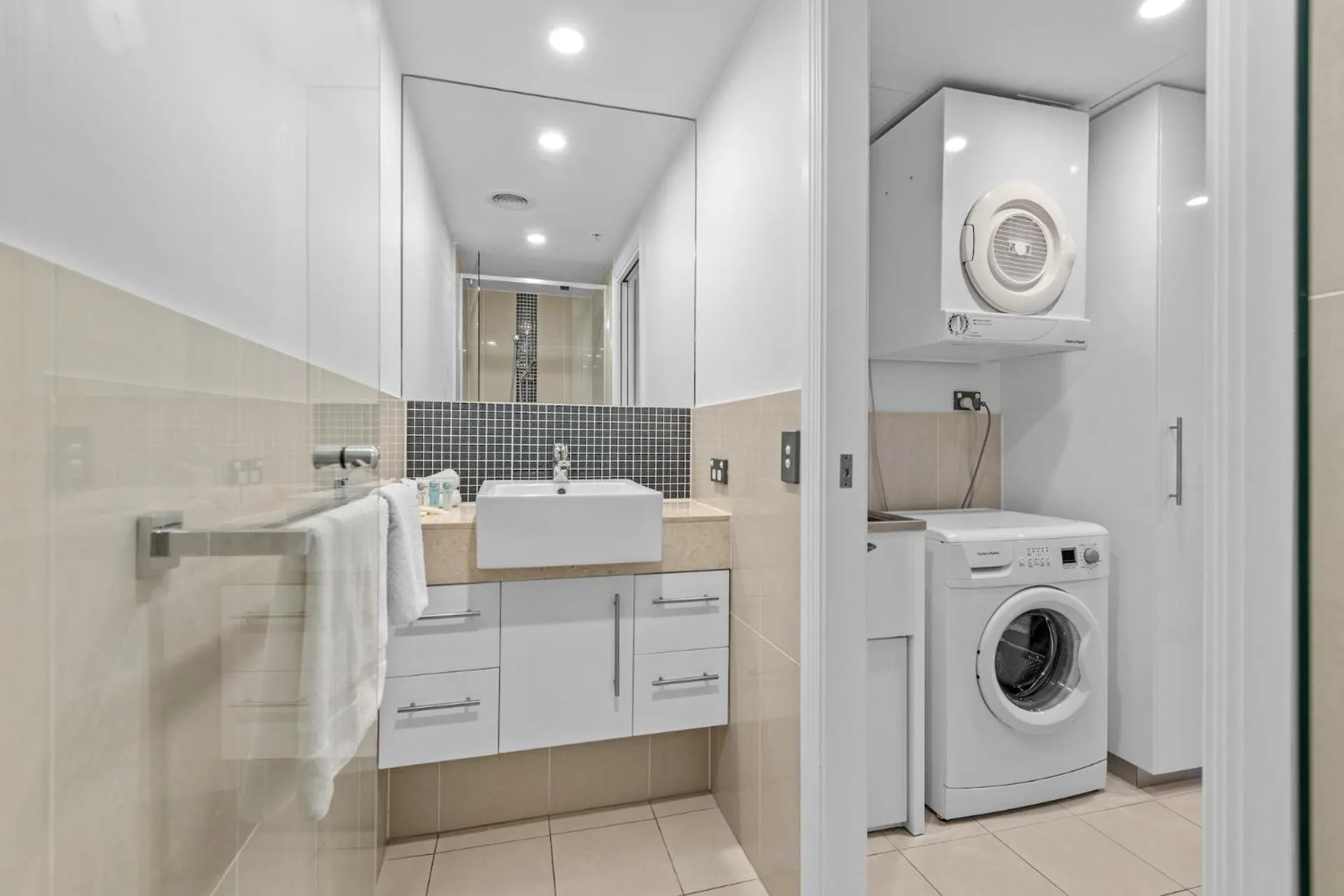 Bathroom in Proximity Waterfront Apartments