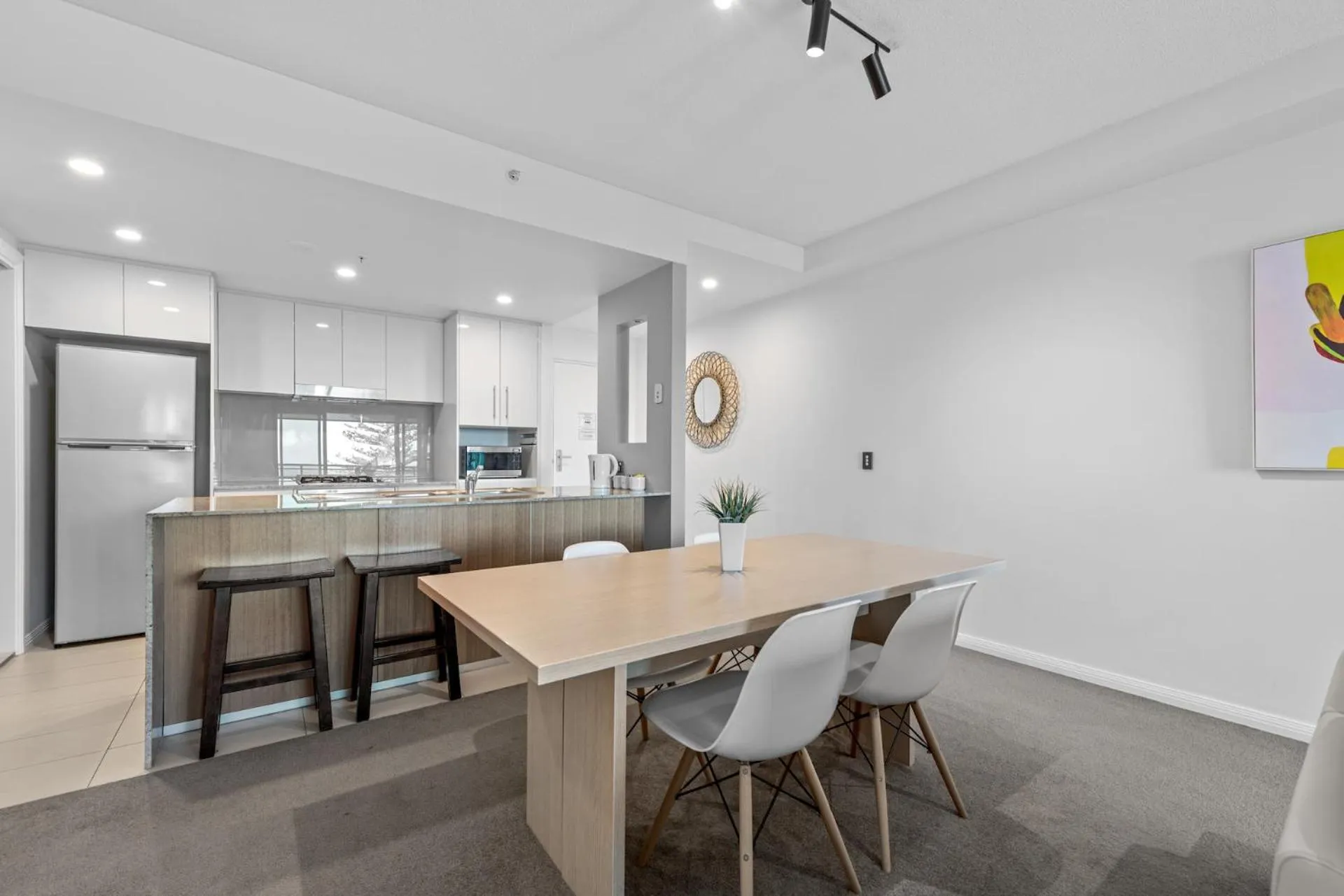 Dining area in Proximity Waterfront Apartments
