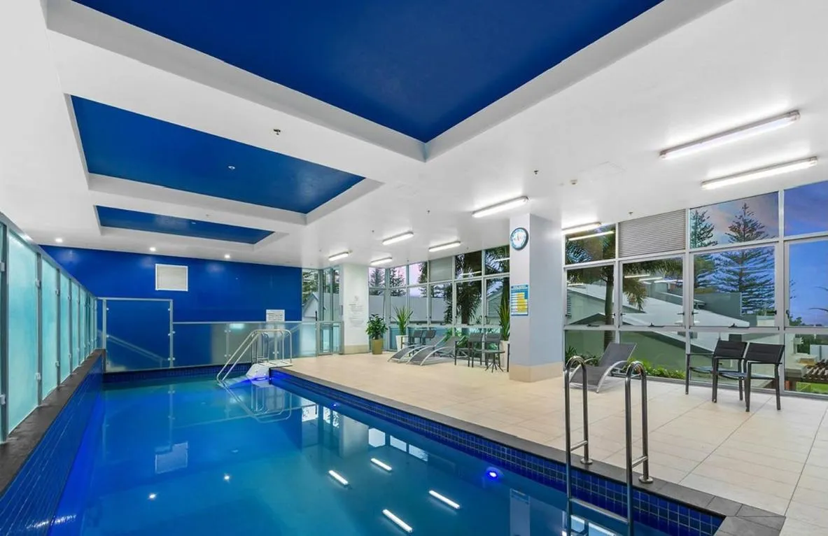 Swimming pool in Proximity Waterfront Apartments
