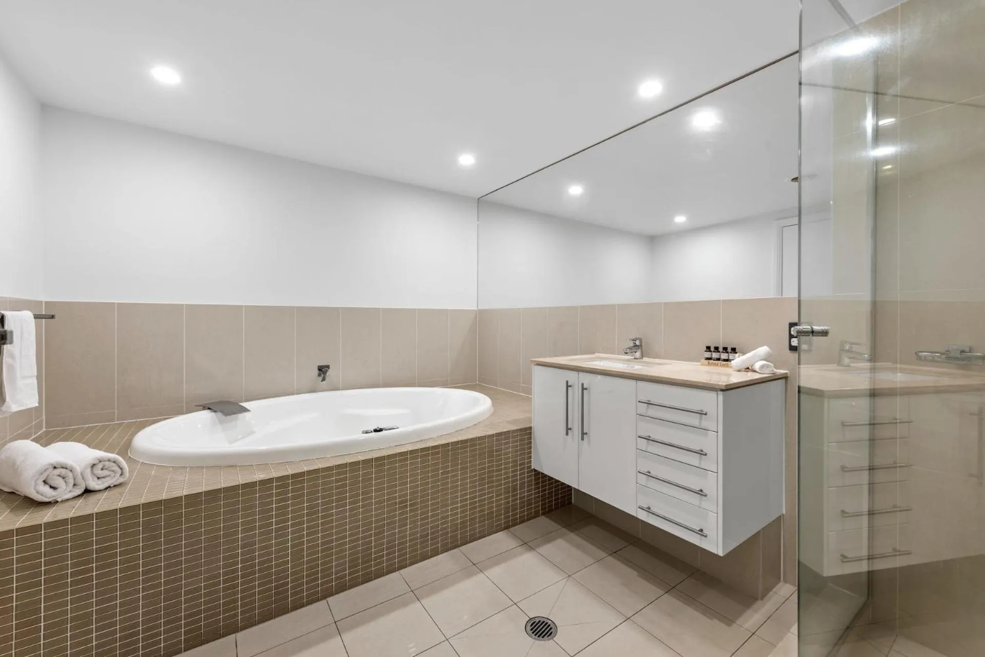 Bathroom in Proximity Waterfront Apartments