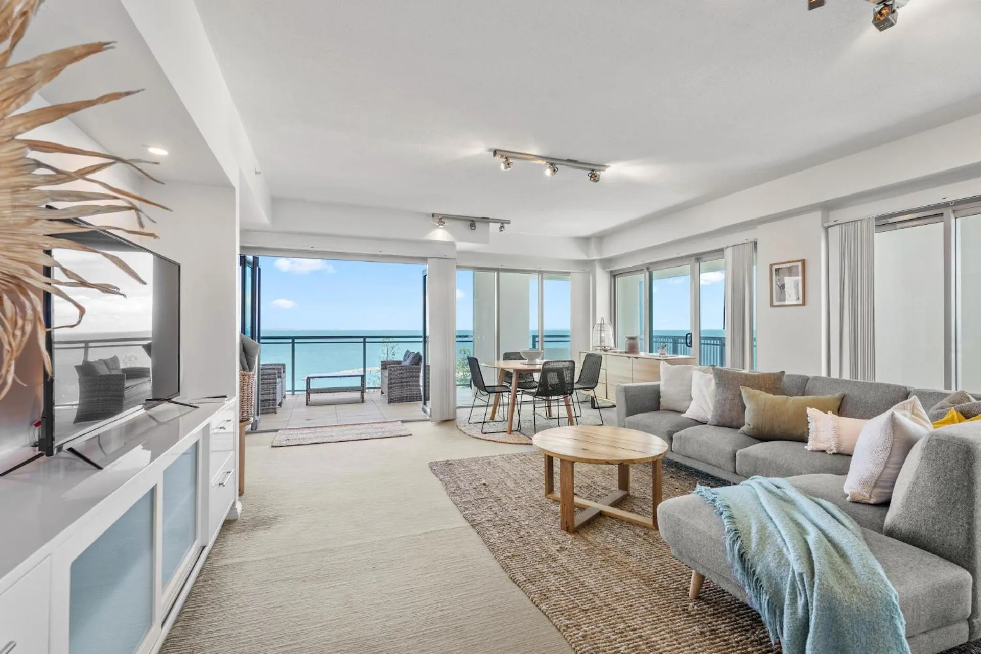 Living room in Proximity Waterfront Apartments