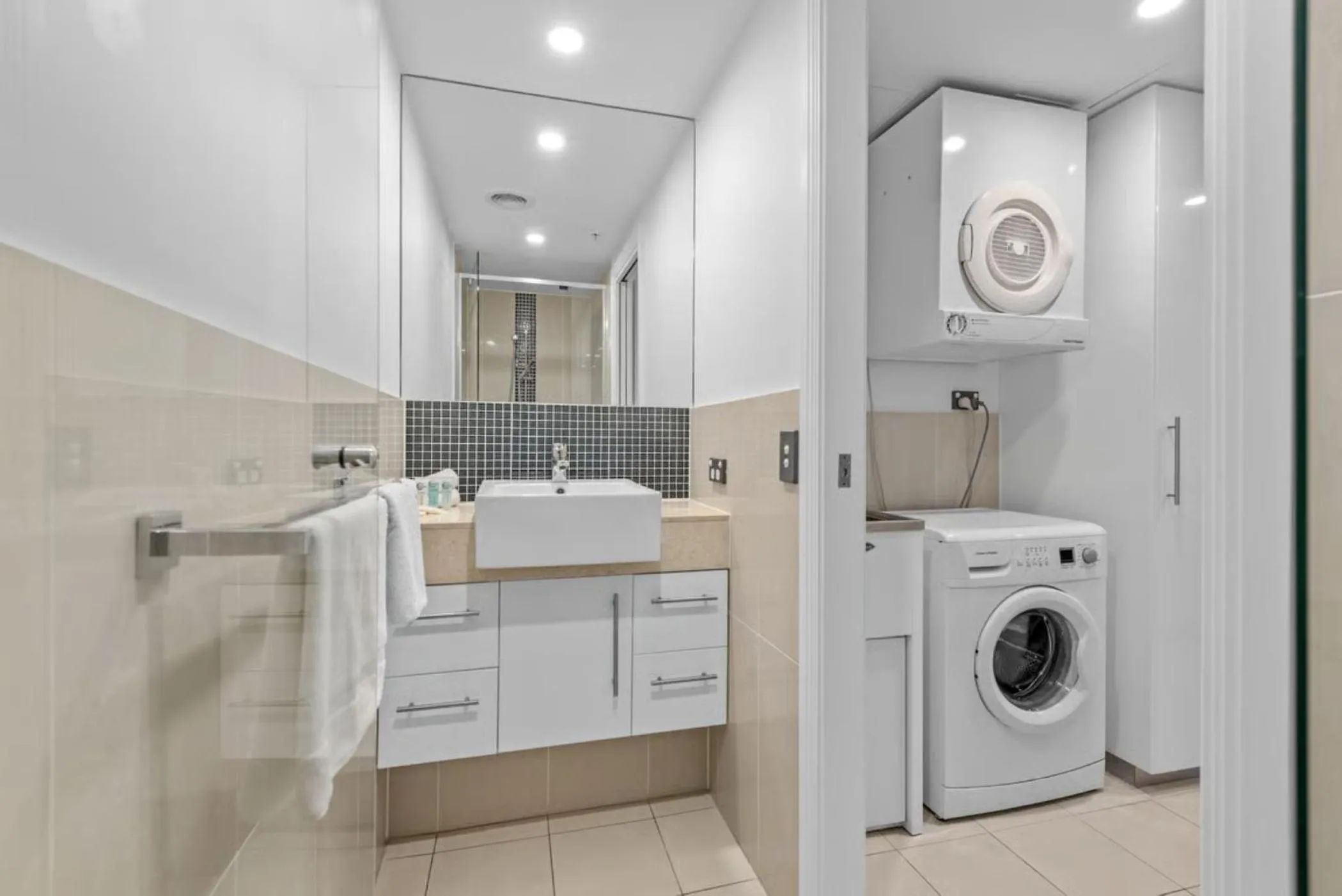 Bathroom in Proximity Waterfront Apartments