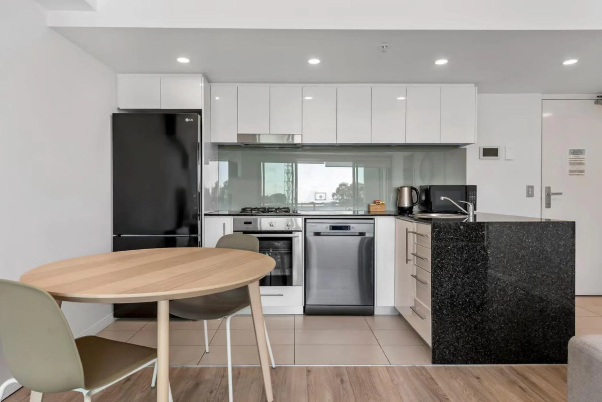 Kitchen or kitchenette in Proximity Waterfront Apartments