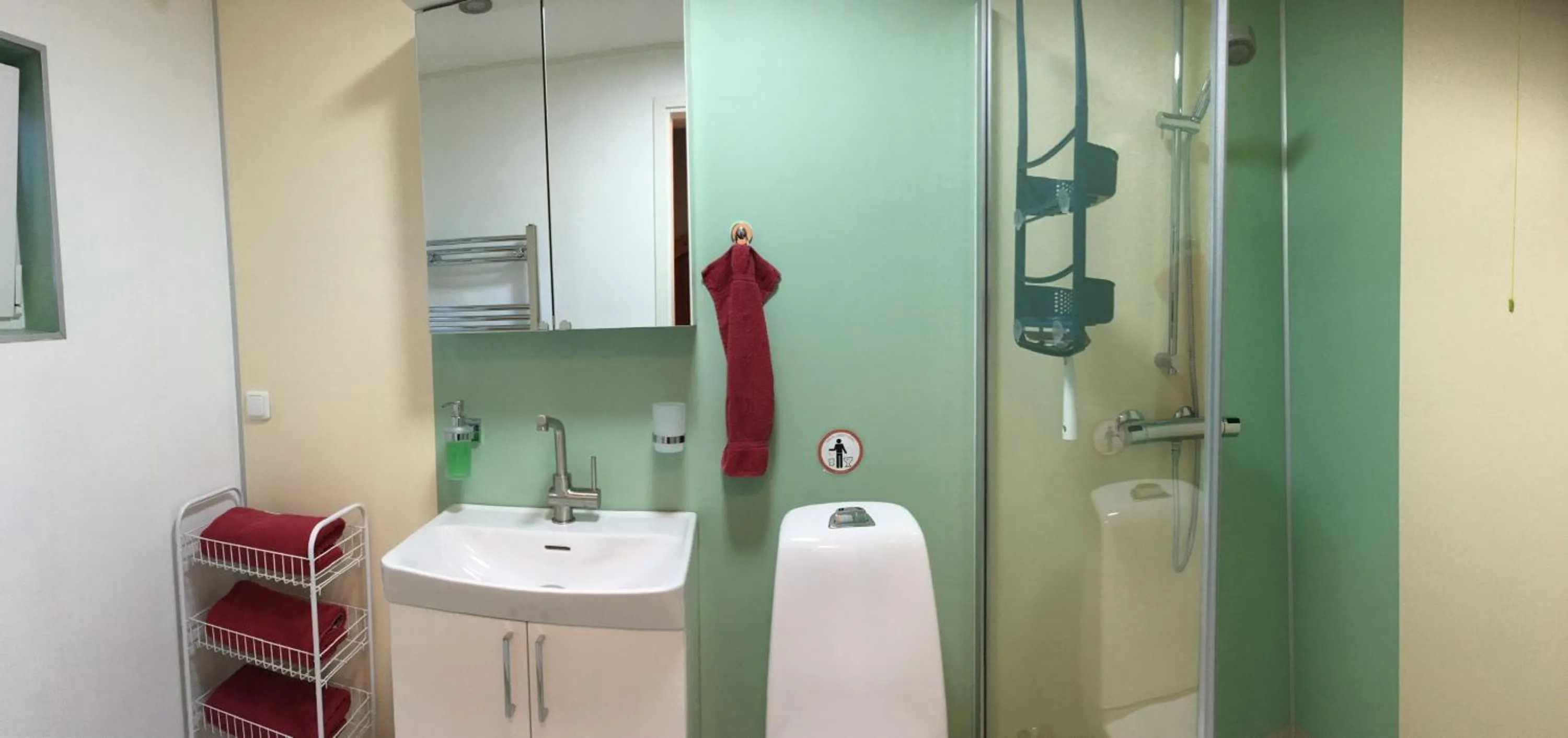 Bathroom in Bed & Breakfast Björkhyddan