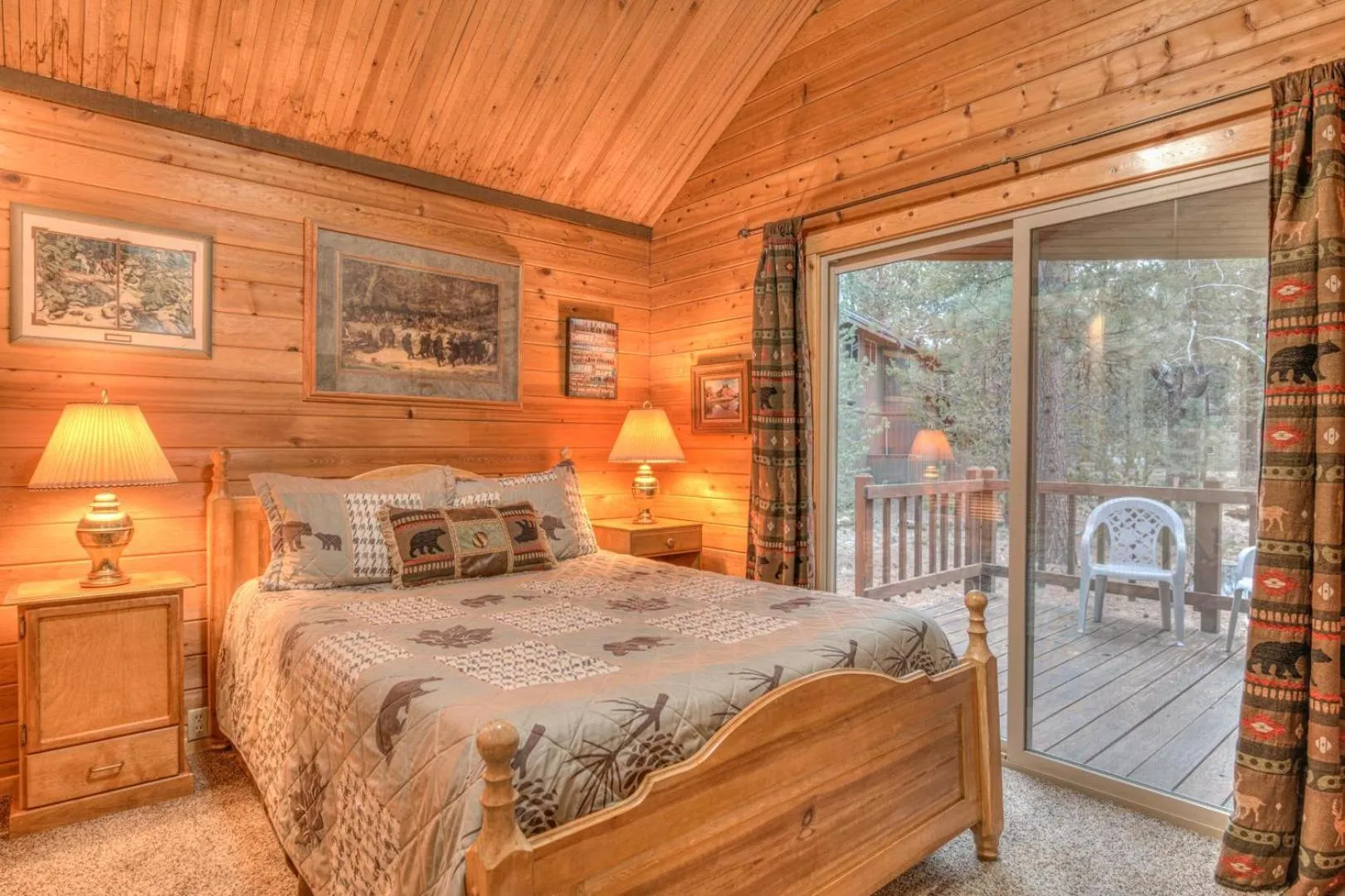 Bed in Pine Needle - Unit 7