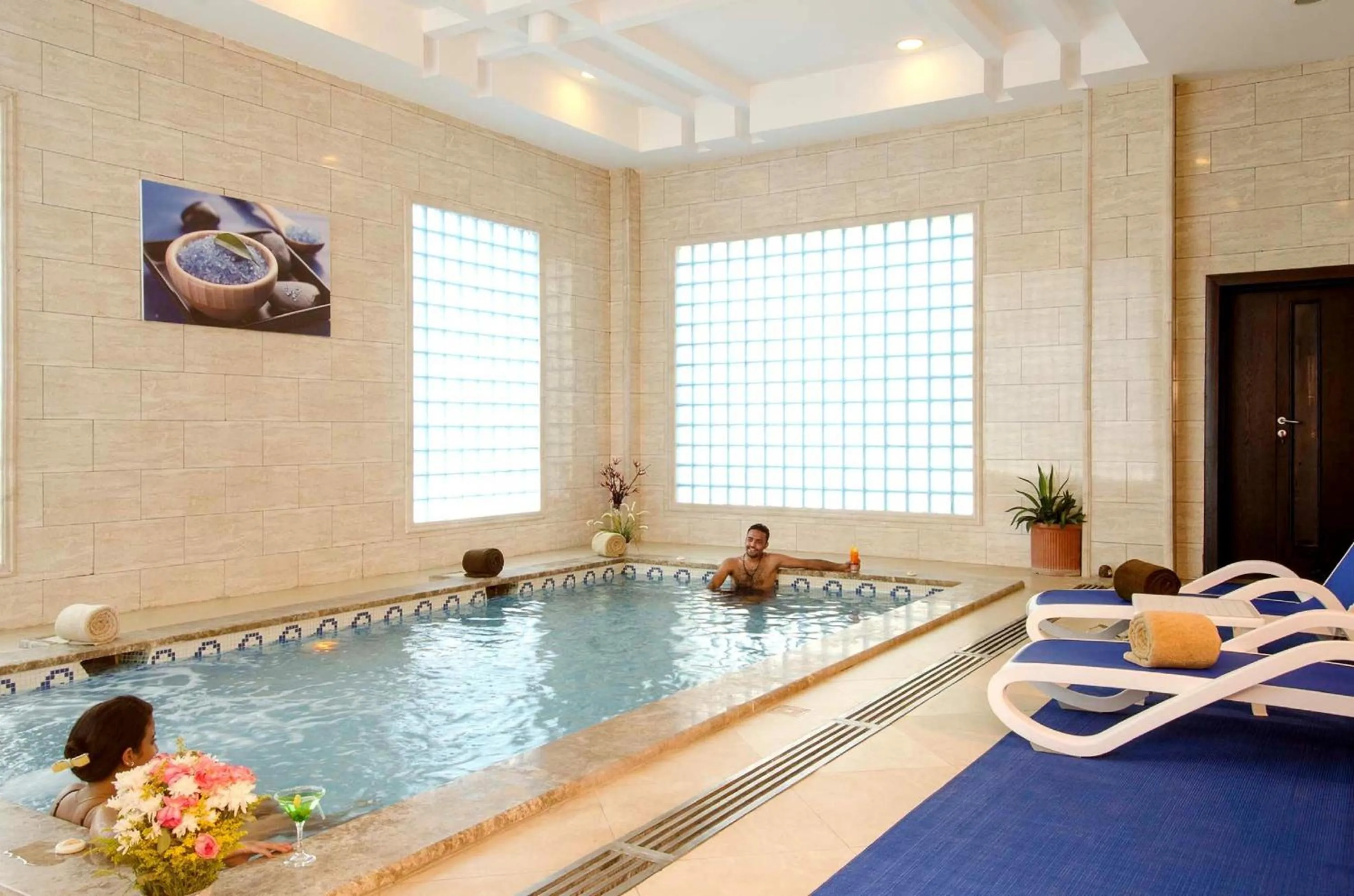 Sauna in Swiss Inn Teda Hotel & Aqua Park