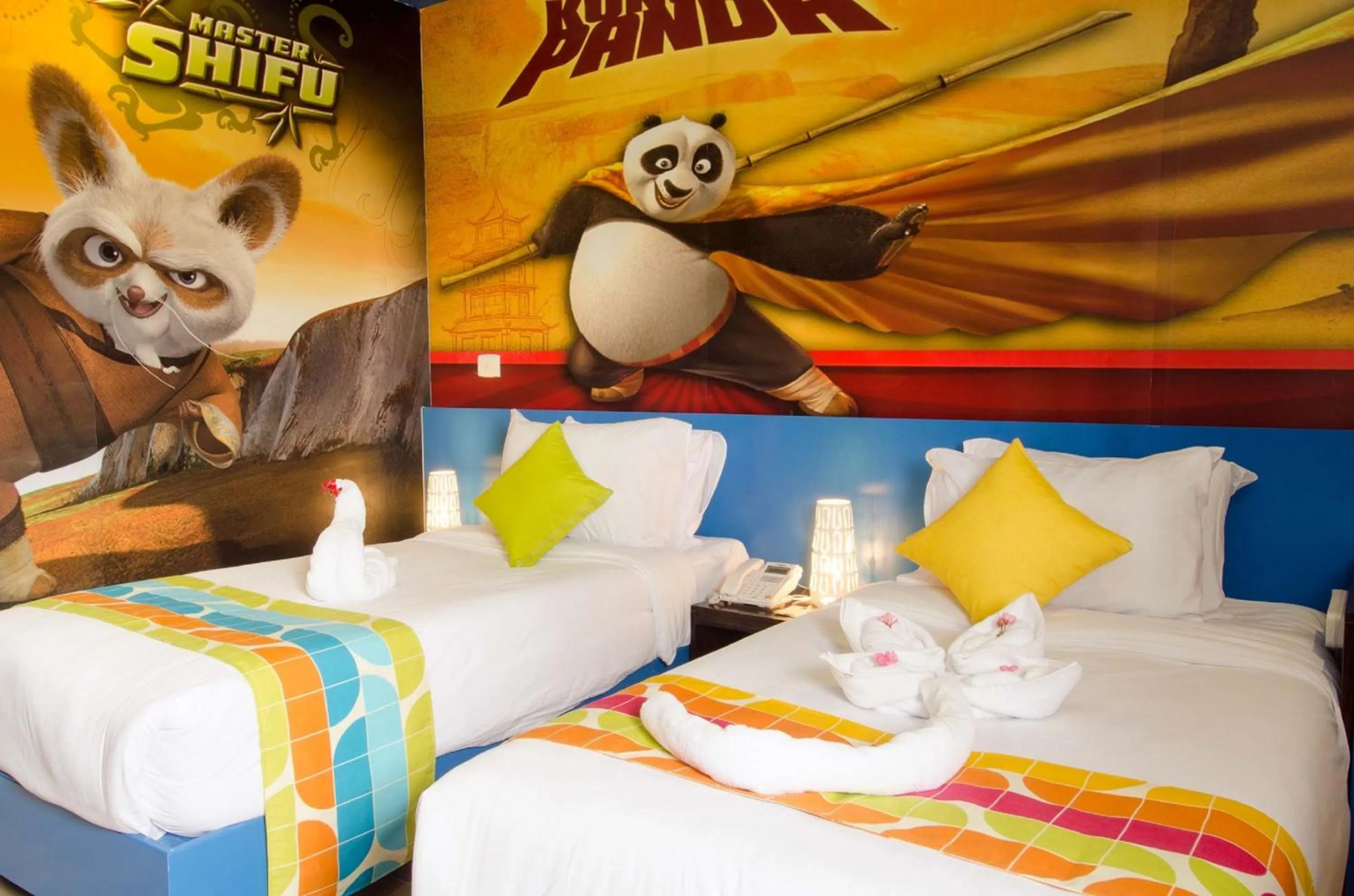 Bed in Swiss Inn Teda Hotel & Aqua Park