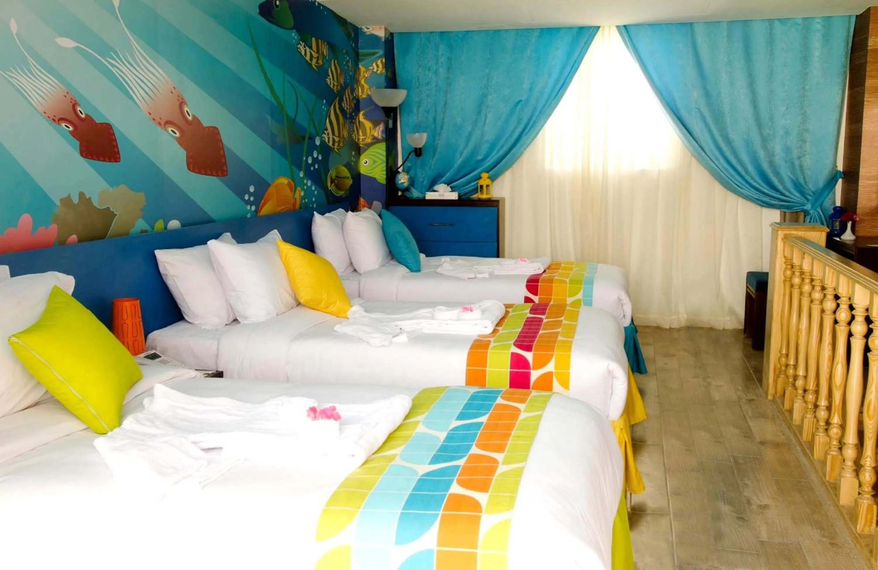 Photo of the whole room, Bed in Swiss Inn Teda Hotel & Aqua Park
