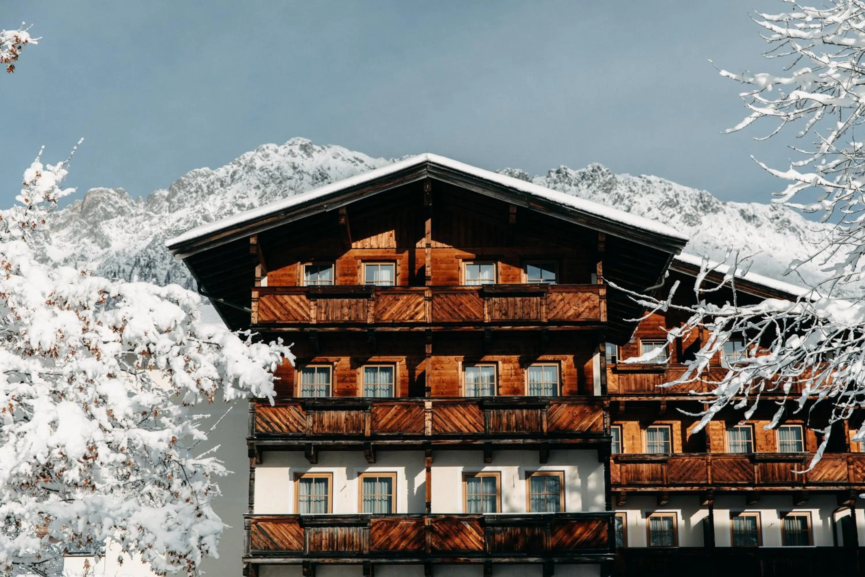 Property building in Hotel Kaiser in Tirol