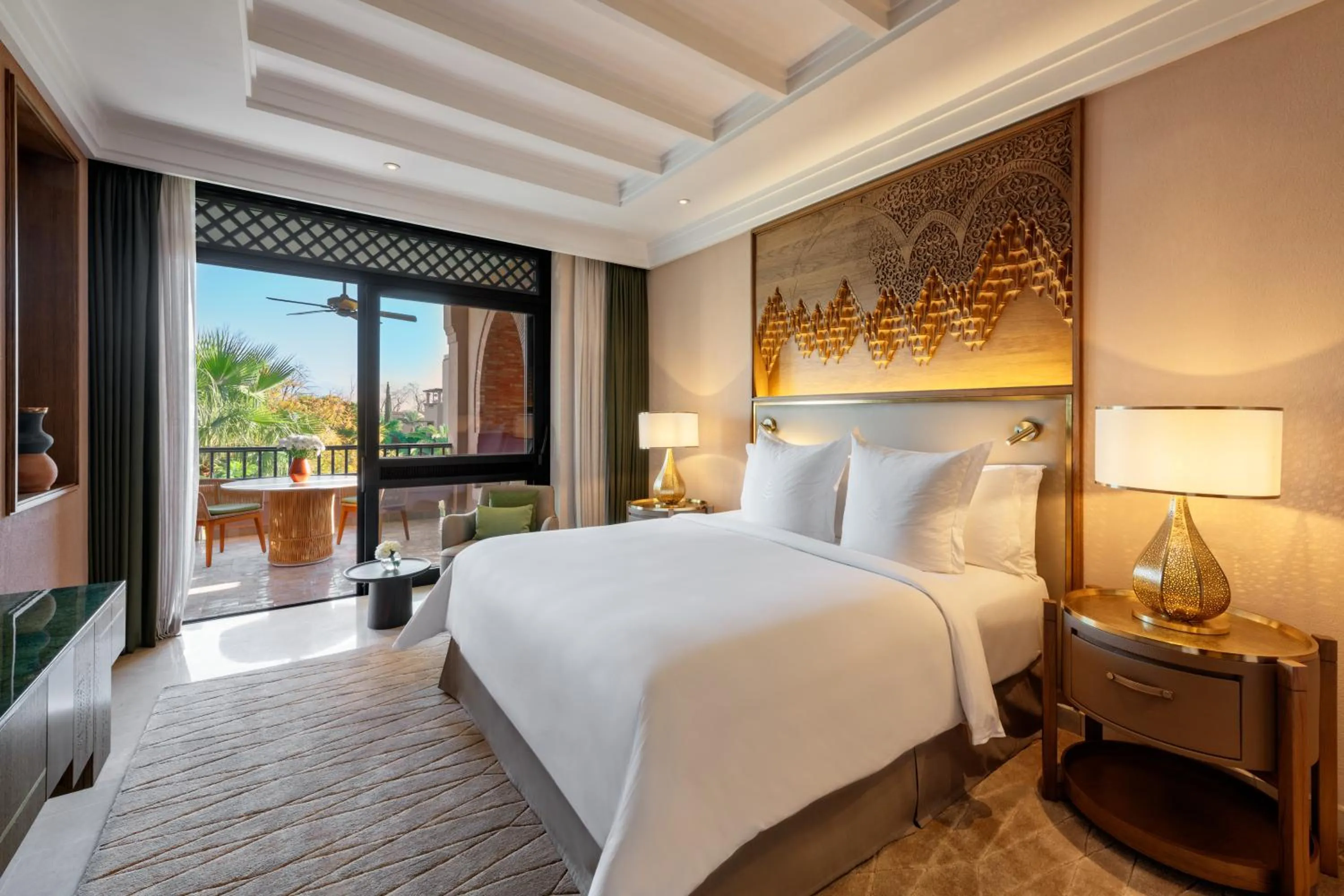 Bedroom, Bed in Four Seasons Resort Marrakech