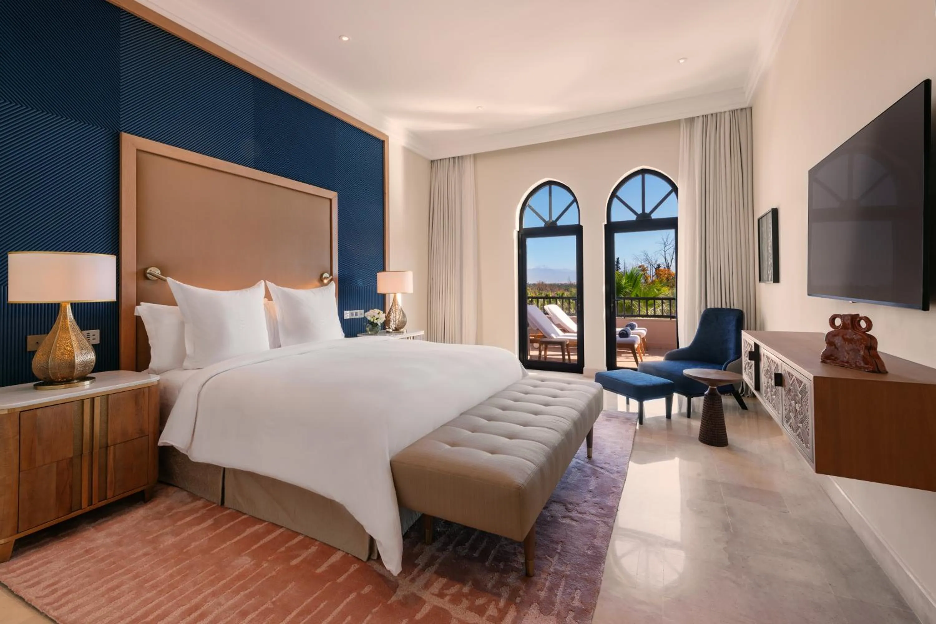 Bedroom, Bed in Four Seasons Resort Marrakech