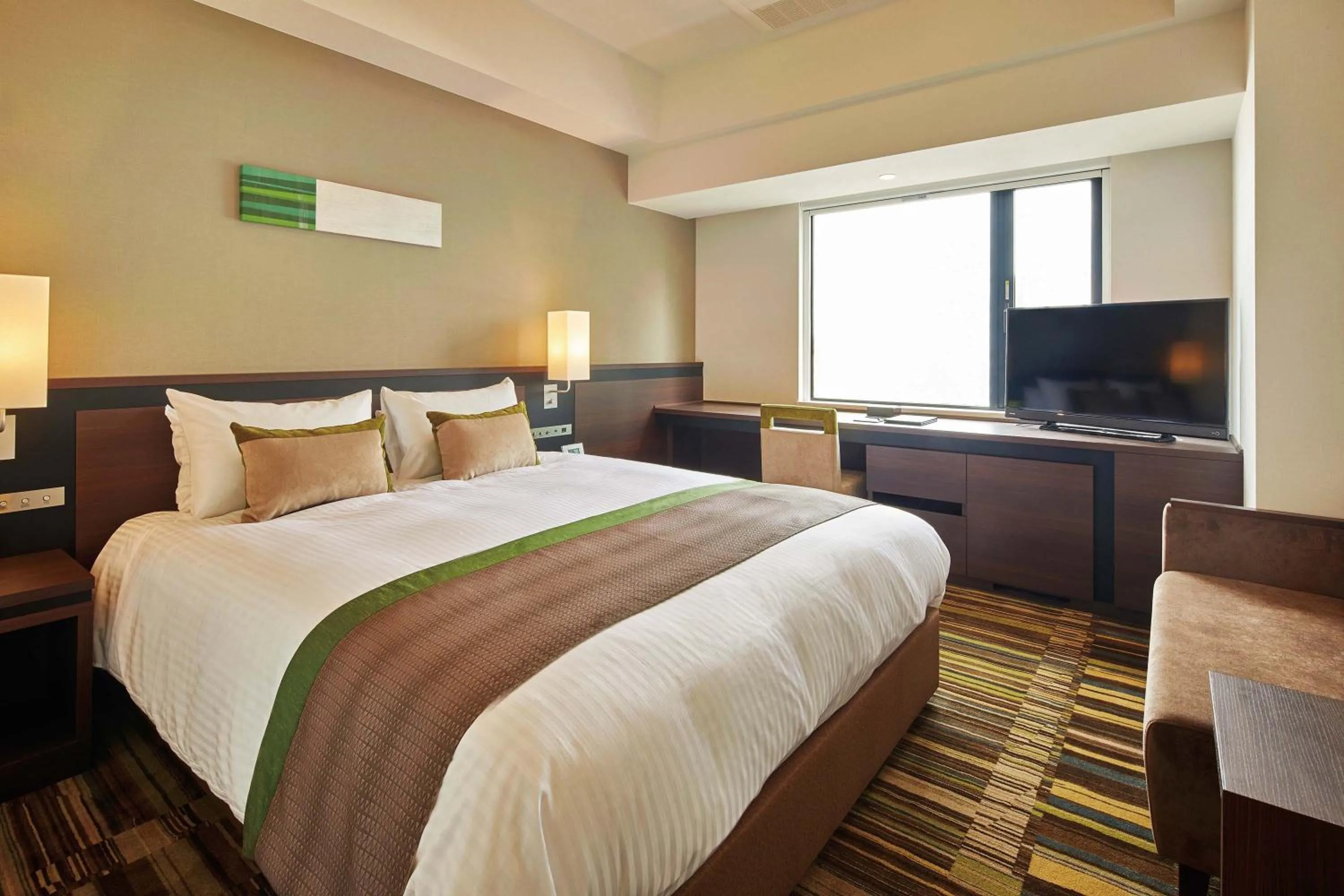 Bedroom, Bed in Hotel Lumiere Grande Nagareyama-Otakanomori