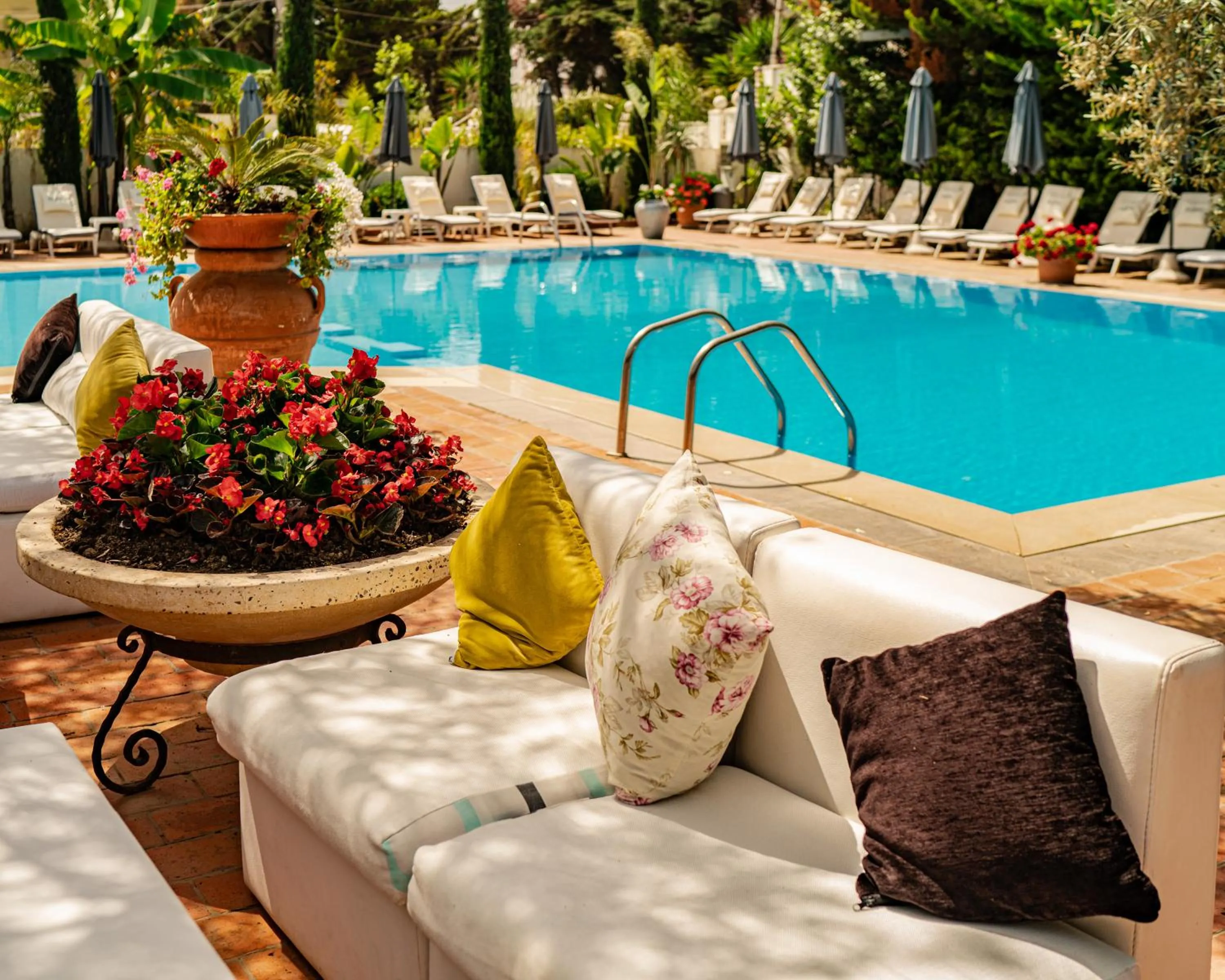 Seating area in Vila Belvedere