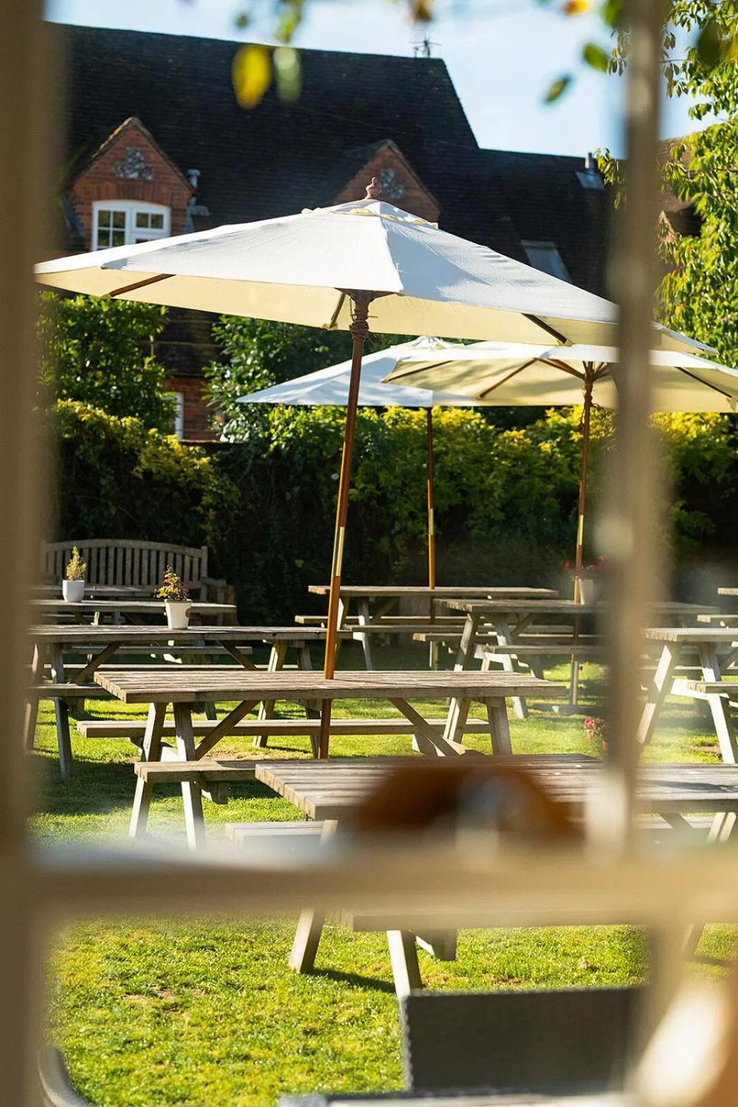 Garden in The Stag and Huntsman at Hambleden