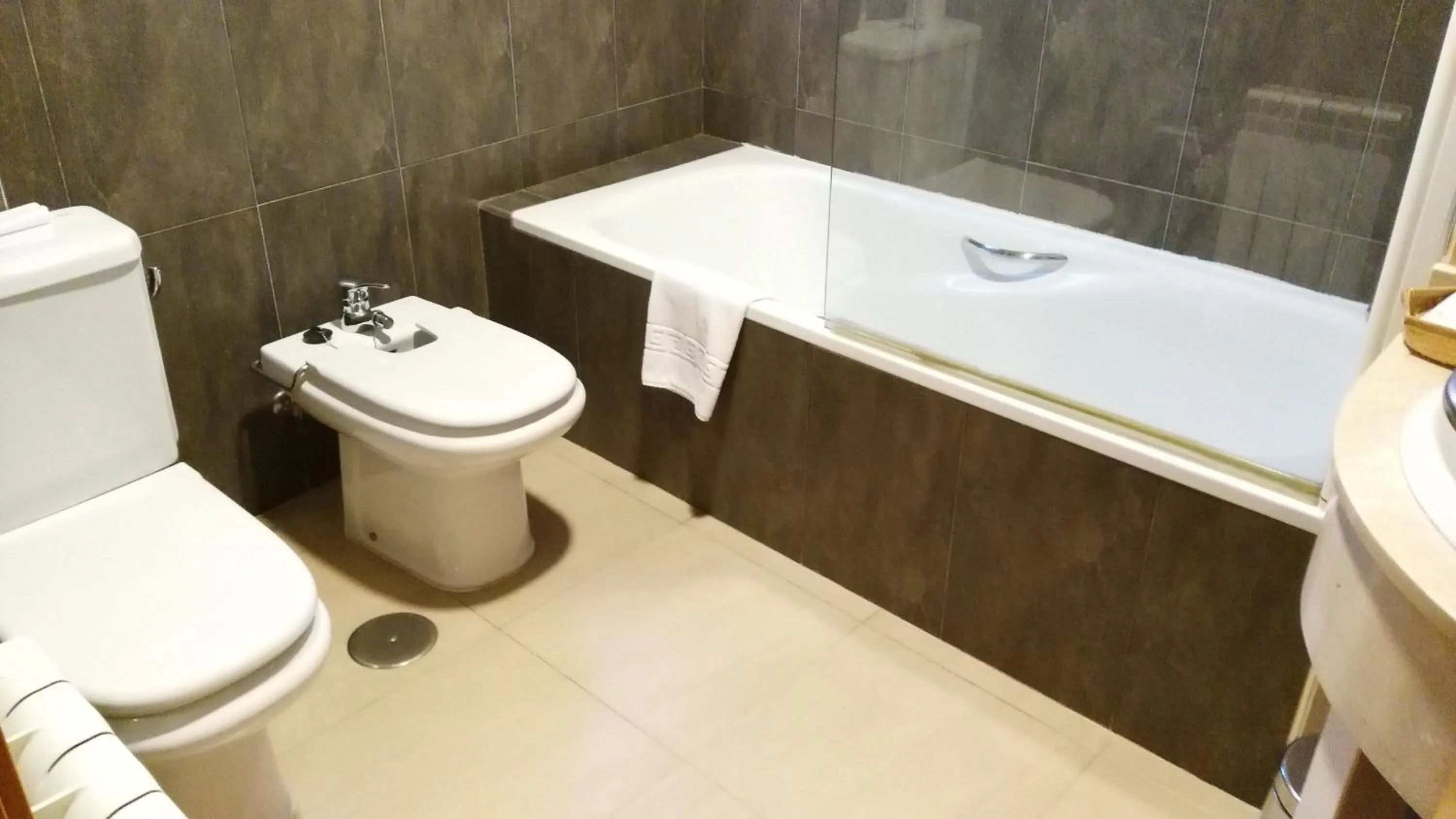 Toilet in Hotel Alfageme