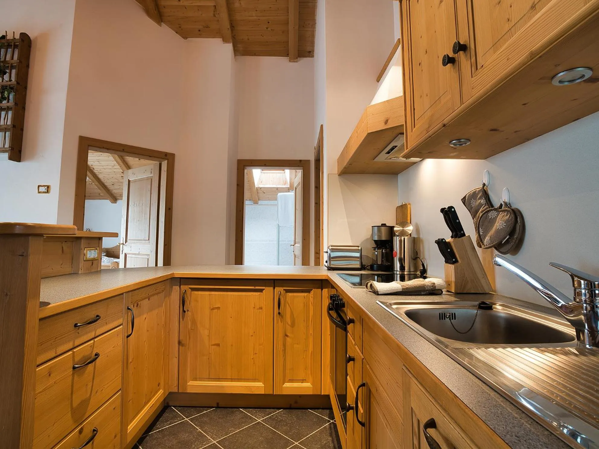 kitchen in Hotel Monte44