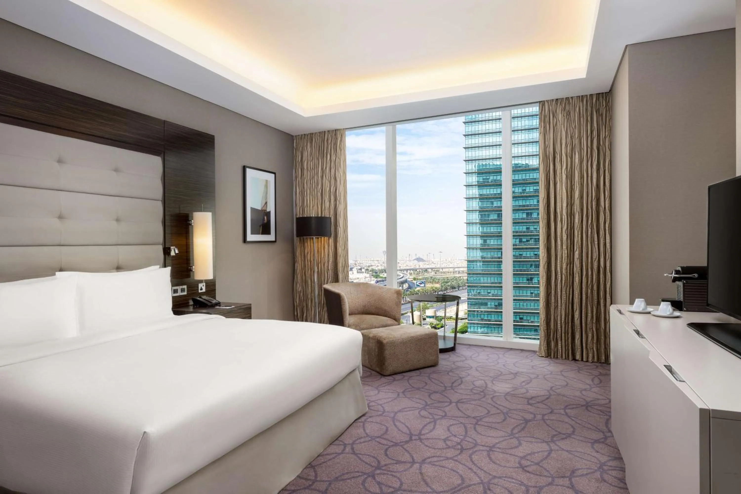 Bed in Hilton Riyadh Hotel & Residences