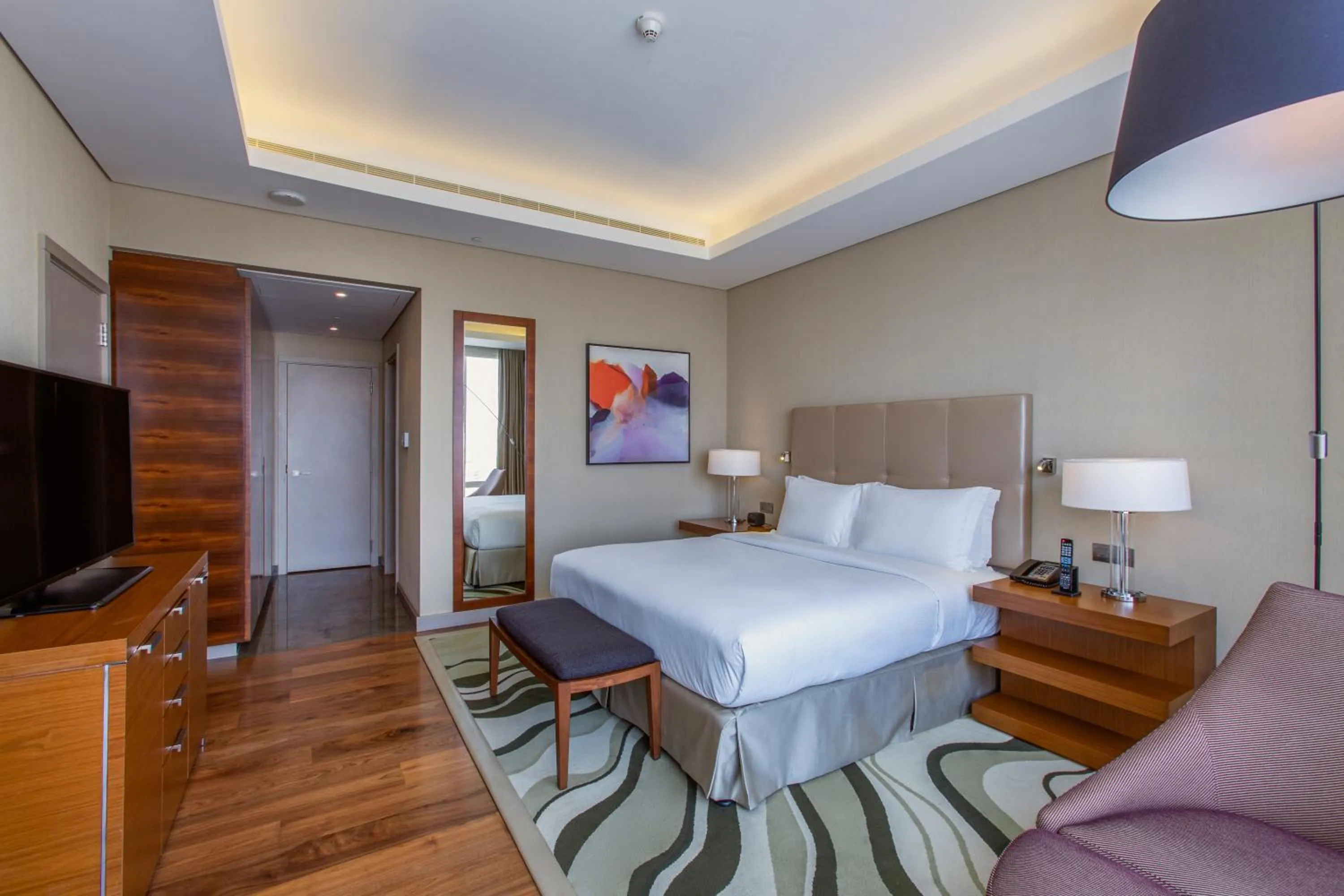 Bedroom, Bed in Hilton Riyadh Hotel & Residences