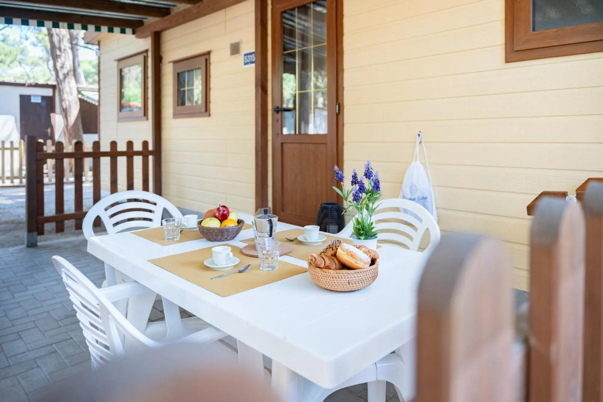 Balcony/Terrace in Club del Sole Rivaverde Easy Camping Village