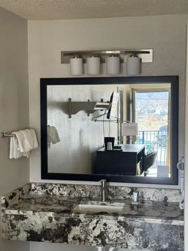 Bathroom in Days Inn by Wyndham Charleston WV