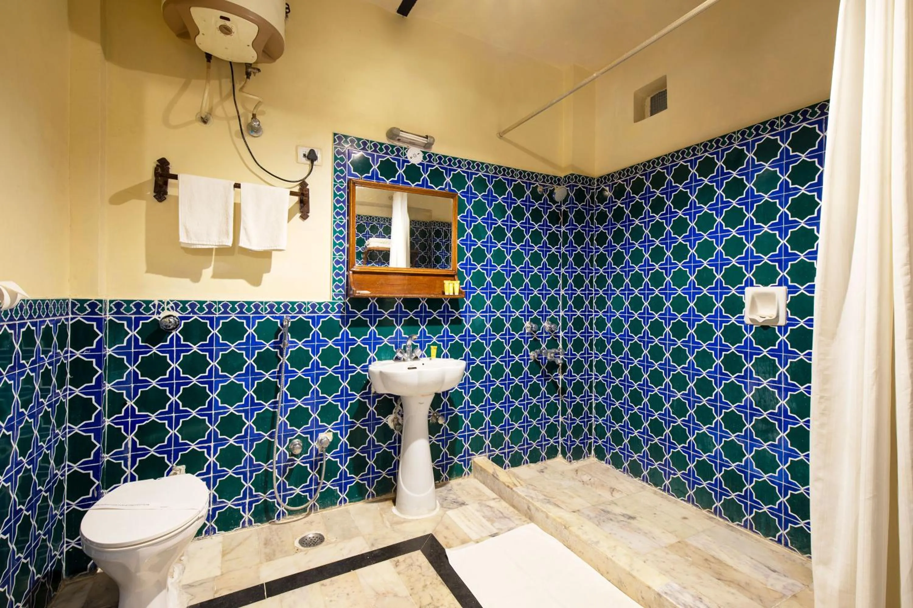 Bathroom in Bundelkhand Riverside