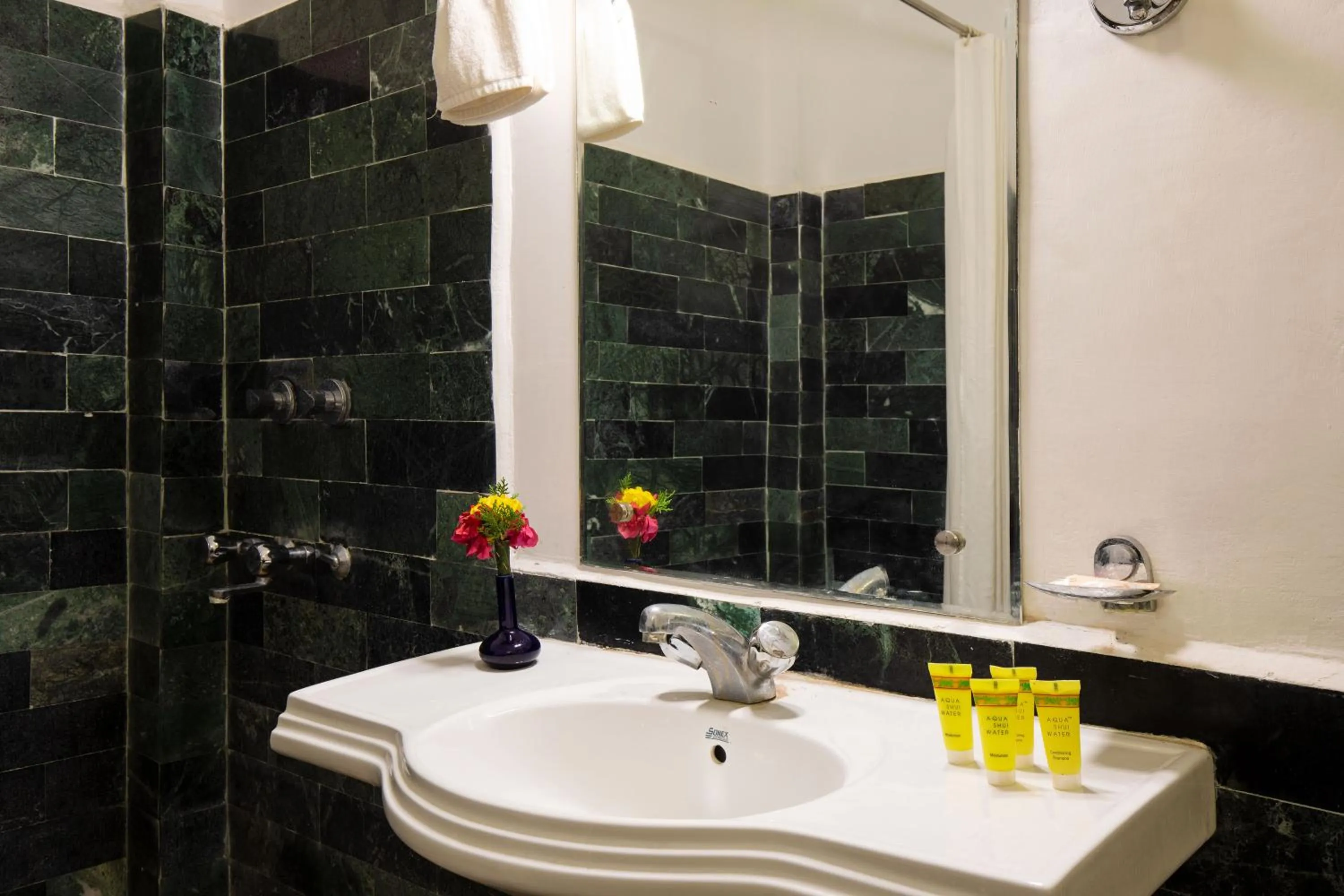 Bathroom in Bundelkhand Riverside