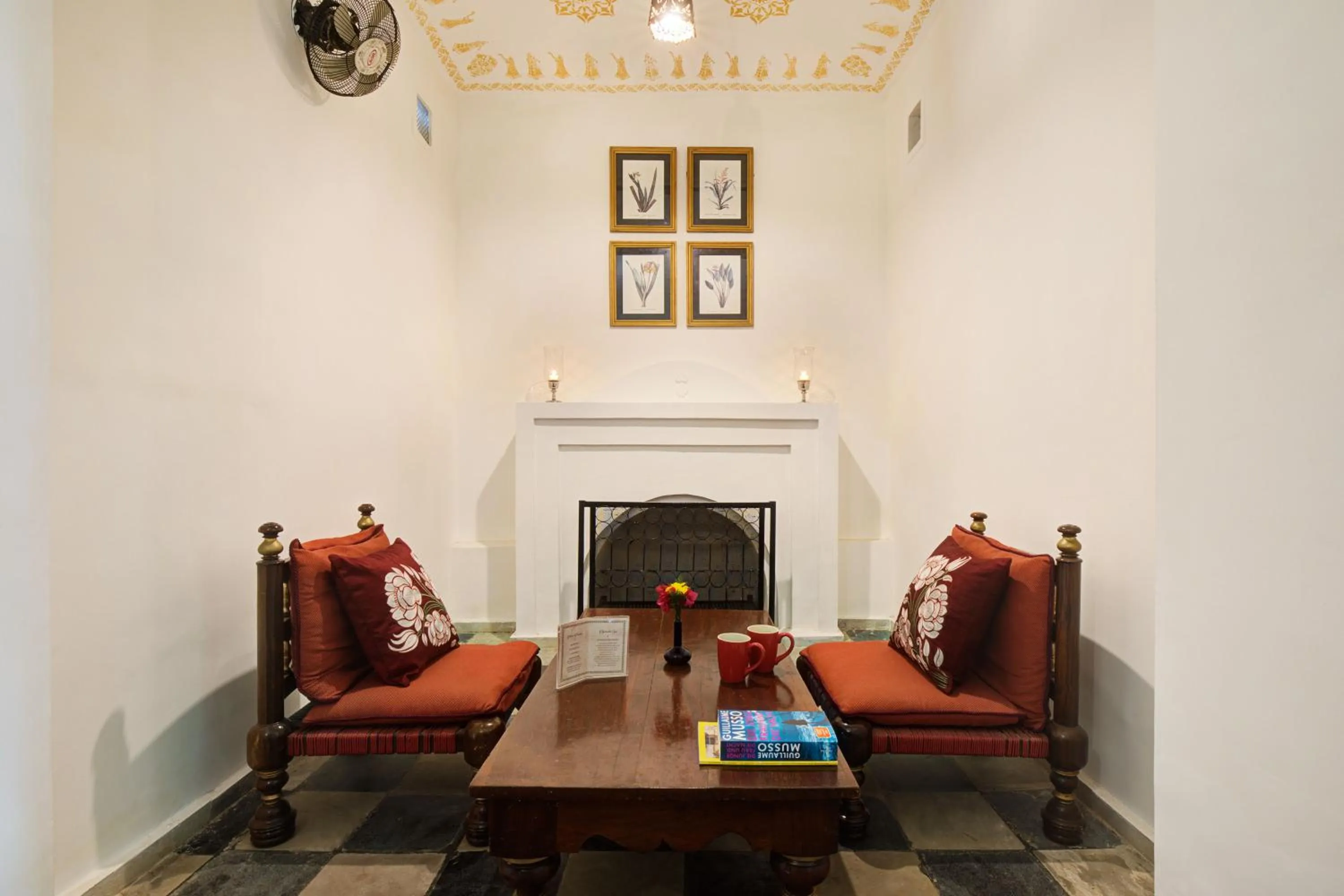 Living room in Bundelkhand Riverside