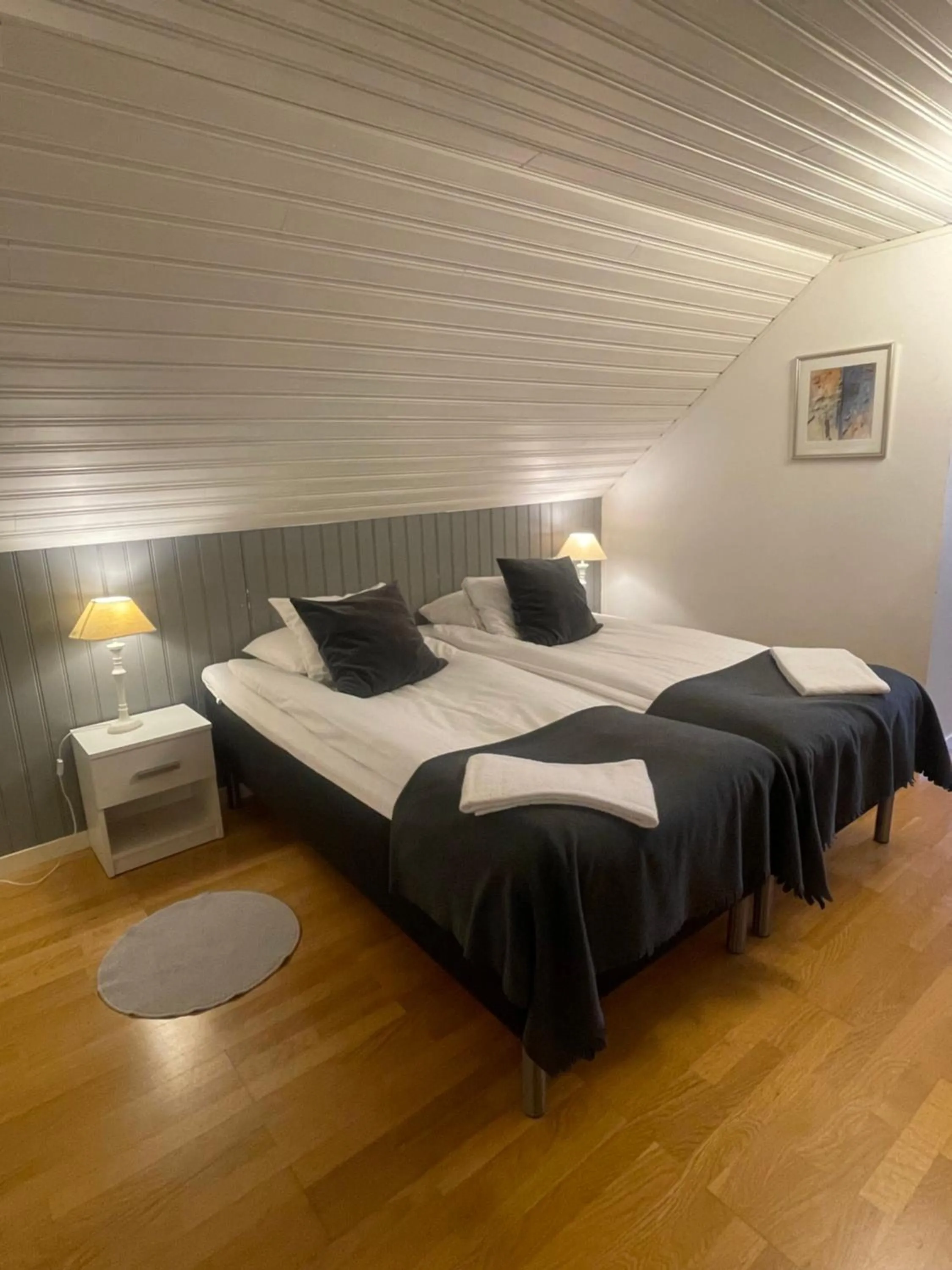 Bedroom, Bed in Hotell Briggen i Åhus