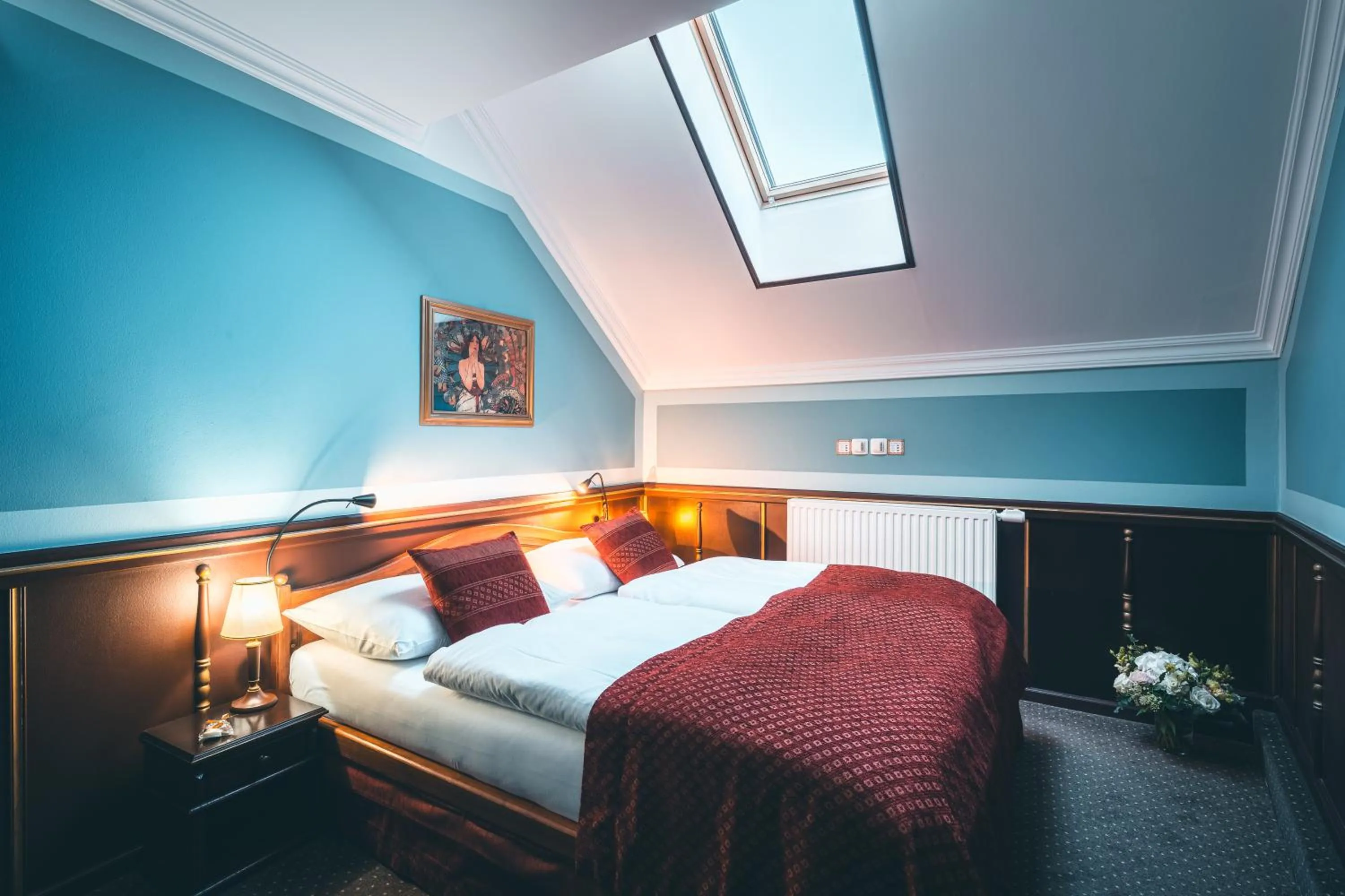 Bed in Hotel Hastal Prague Old Town