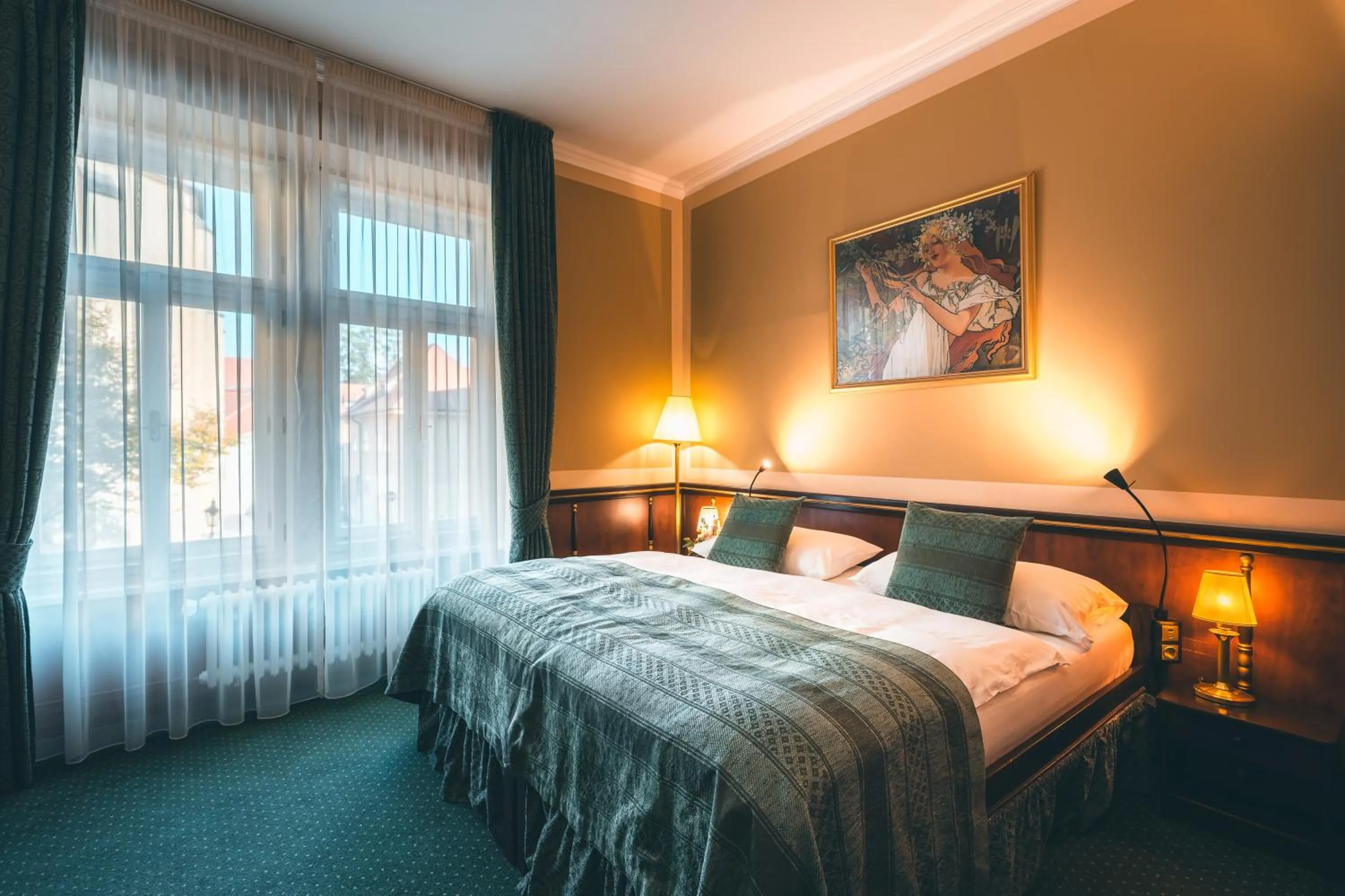 Bed in Hotel Hastal Prague Old Town