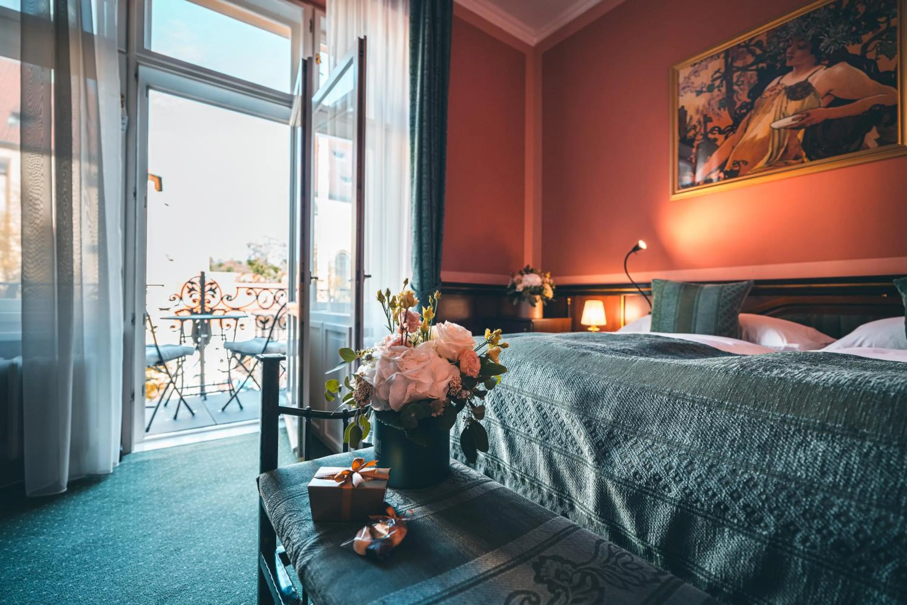 Bed in Hotel Hastal Prague Old Town