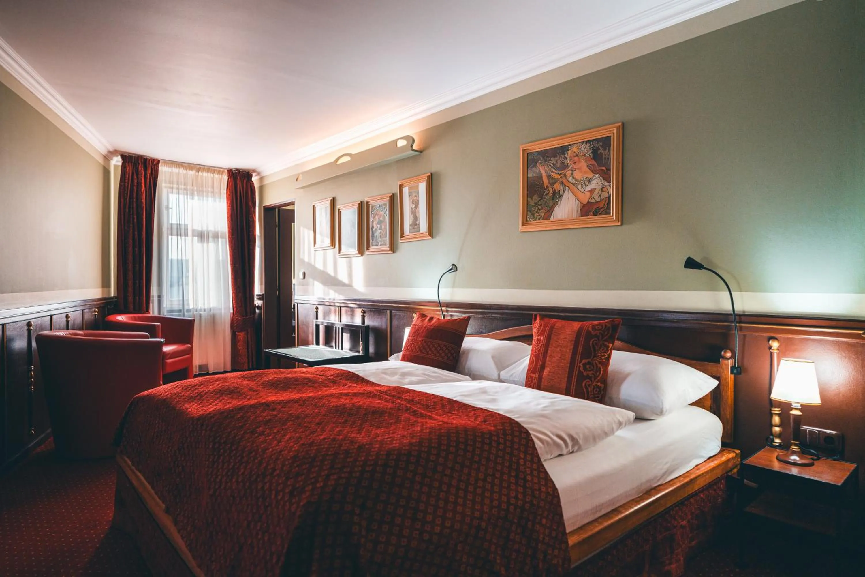 Bed in Hotel Hastal Prague Old Town