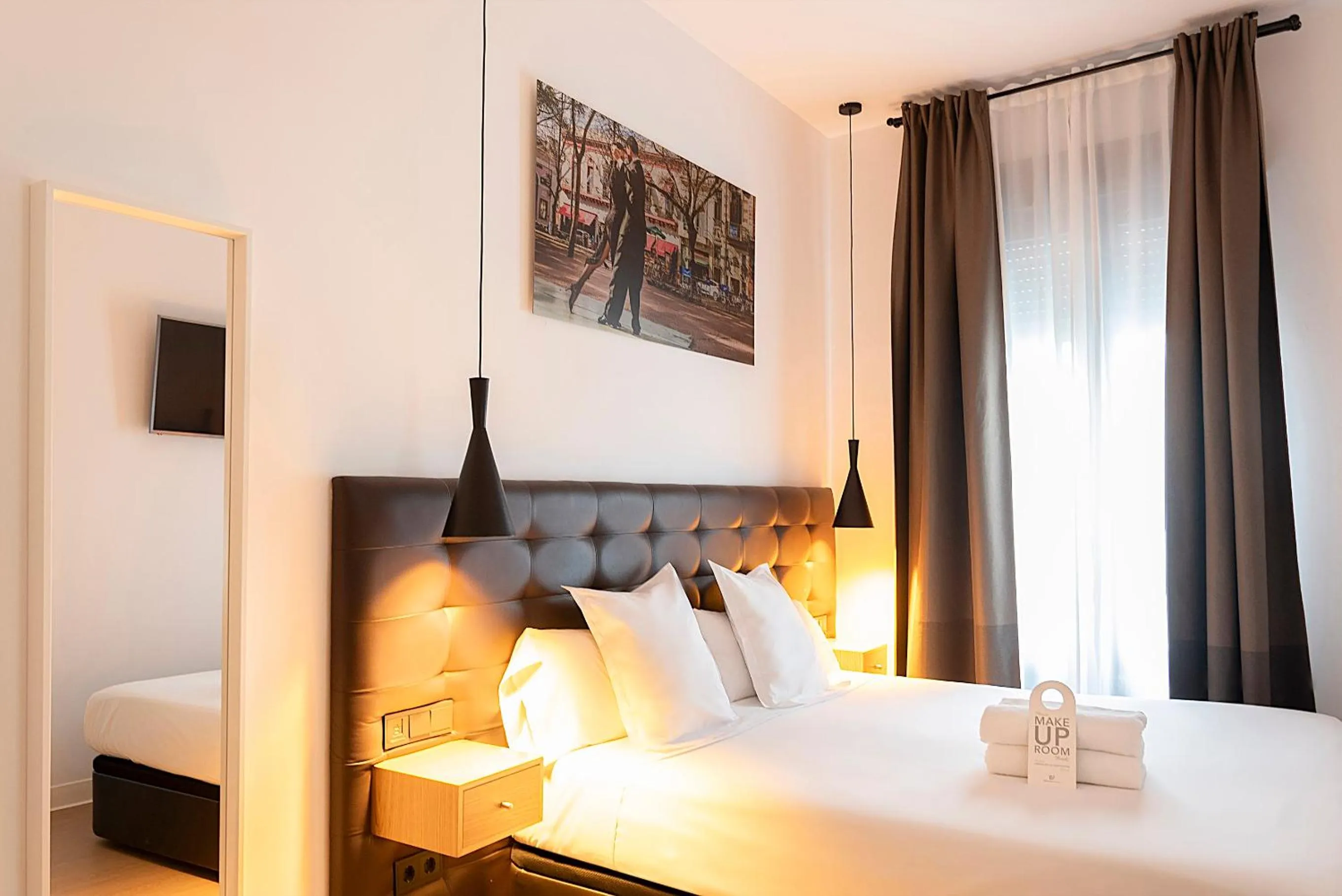 Bed in Woohoo Rooms Chueca