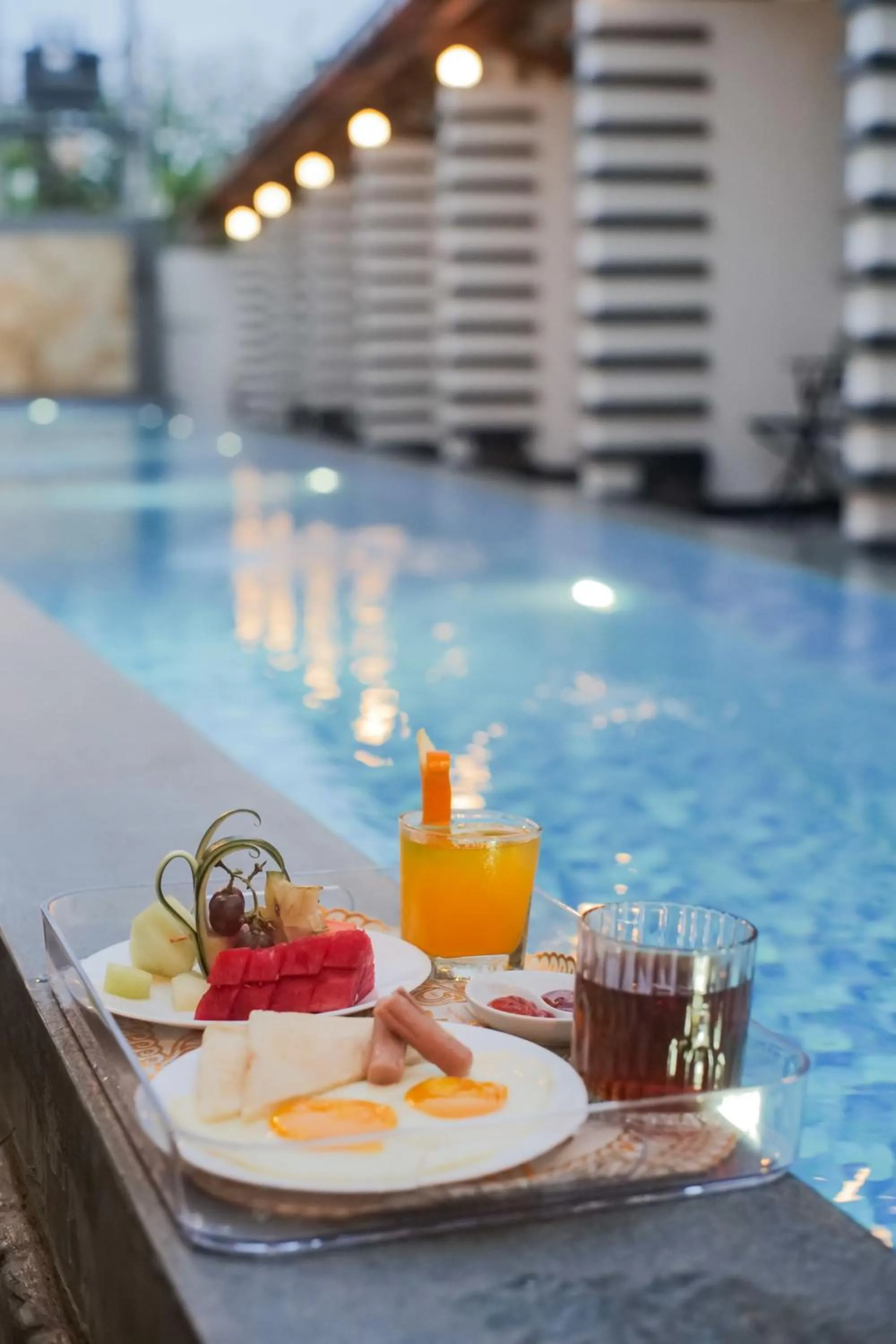 Swimming pool in Odaita Hotel Pamekasan Madura