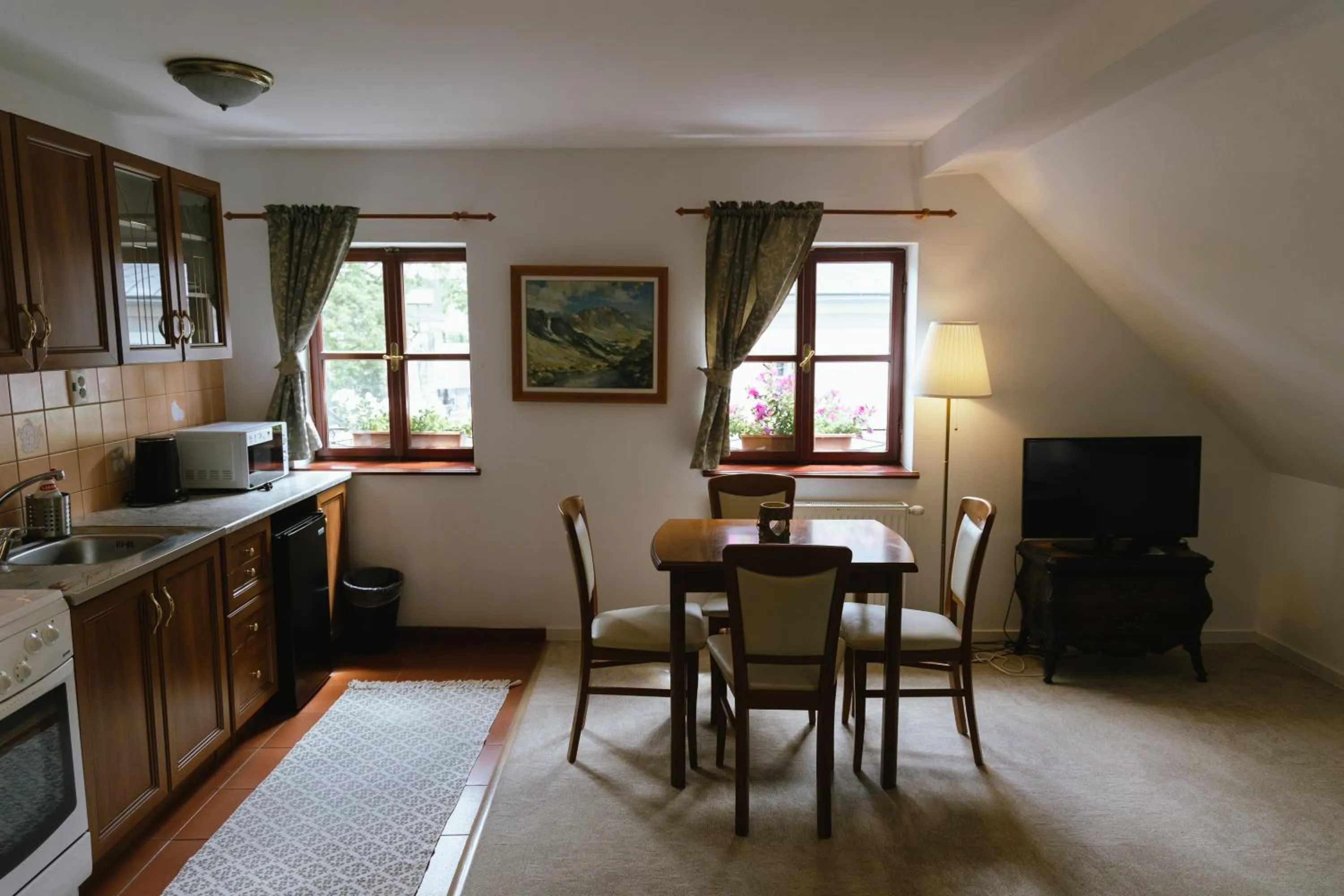 Kitchen or kitchenette in Resla Residence I, II, & Wellness