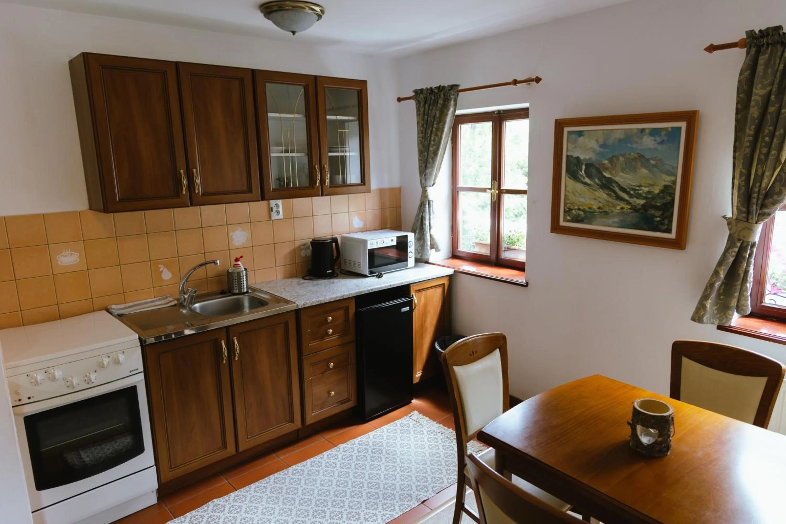 Kitchen or kitchenette in Resla Residence I, II, & Wellness