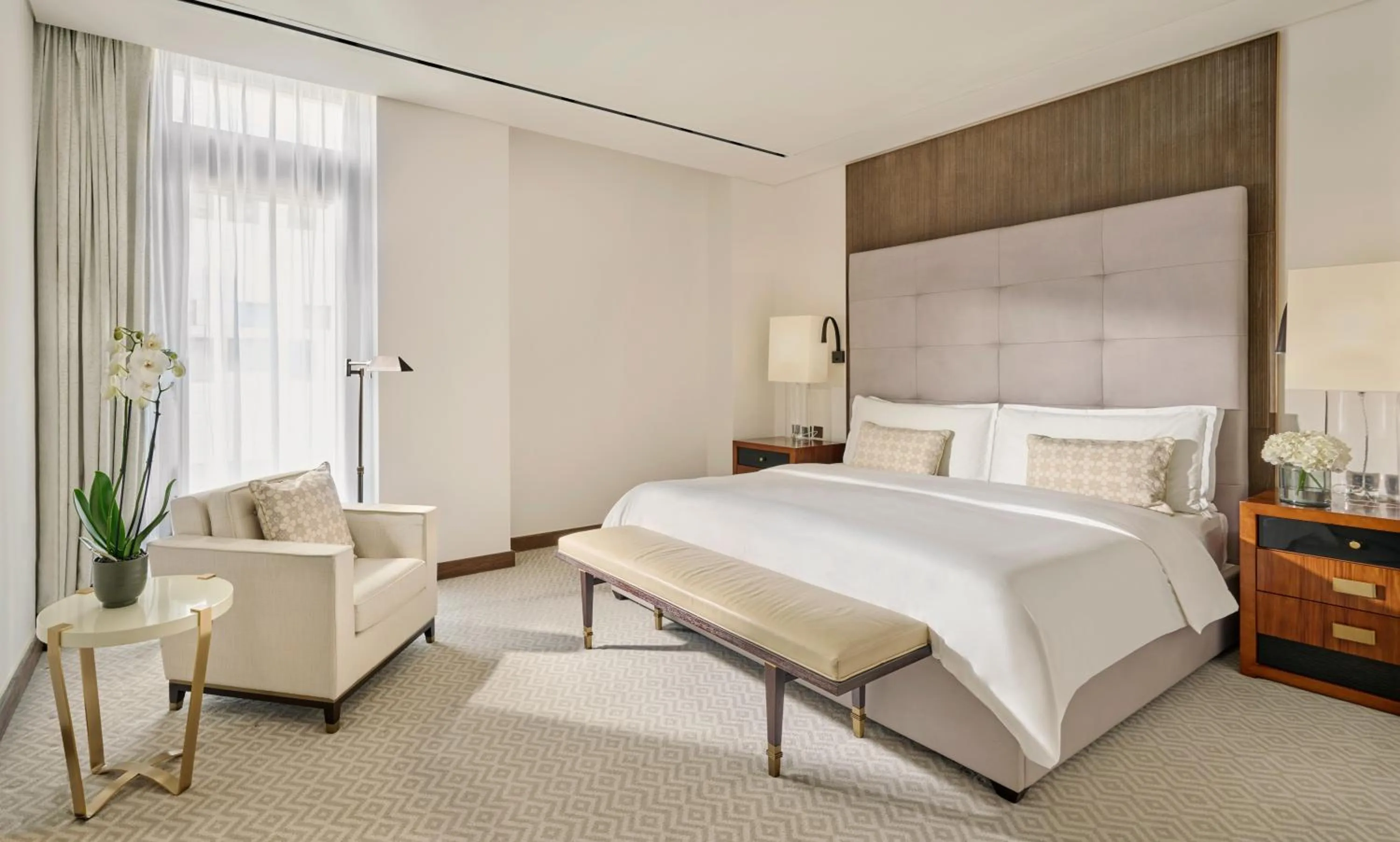 Bedroom, Bed in Mandarin Oriental, Doha